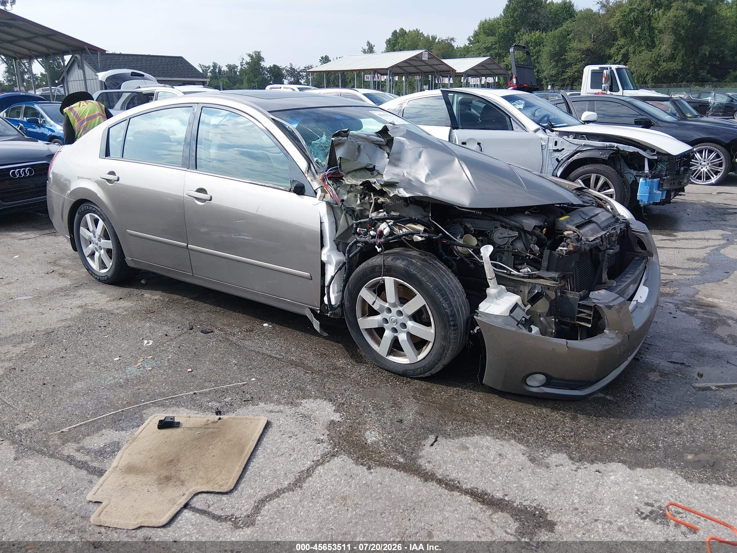 2006 Nissan Maxima 3.5 Sl Gold vin: 1N4BA41EX6C833809