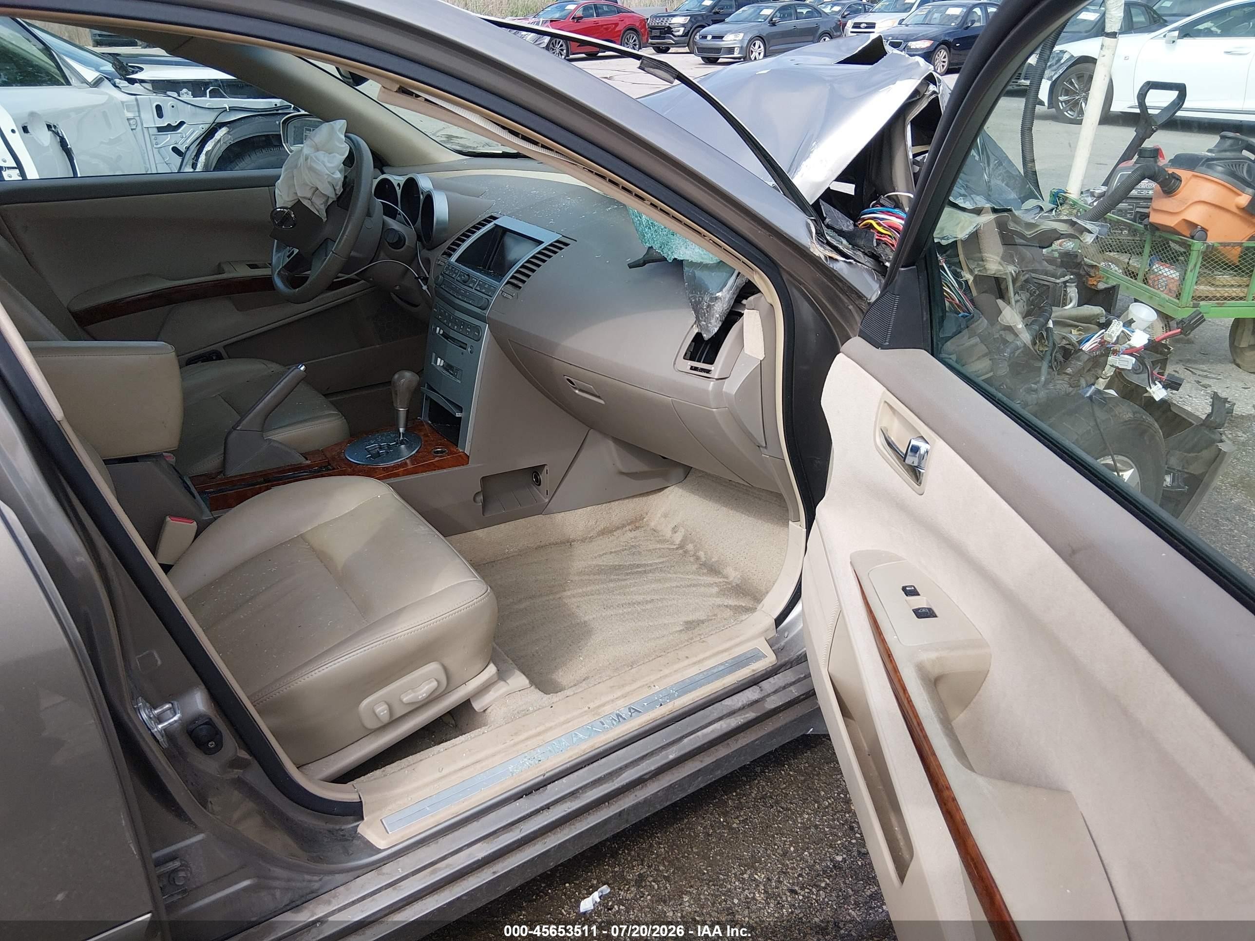 2006 Nissan Maxima 3.5 Sl Gold vin: 1N4BA41EX6C833809