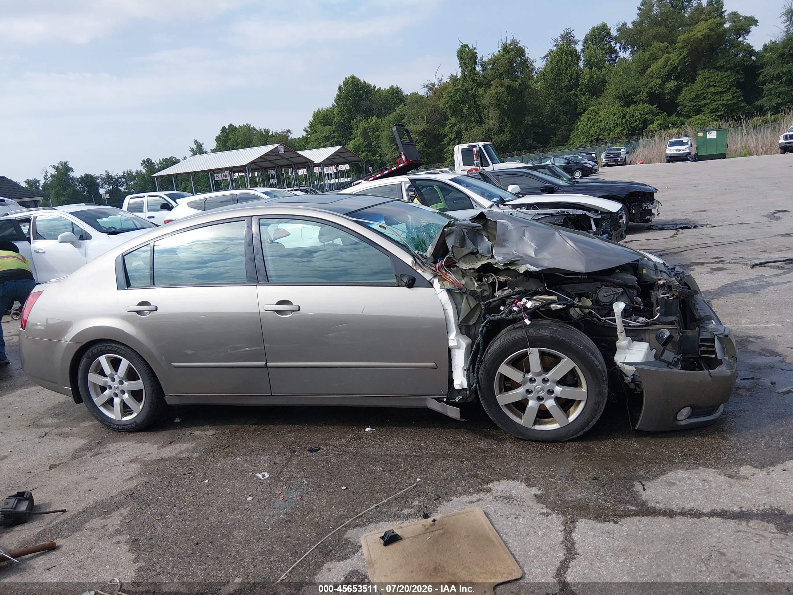 2006 Nissan Maxima 3.5 Sl Gold vin: 1N4BA41EX6C833809