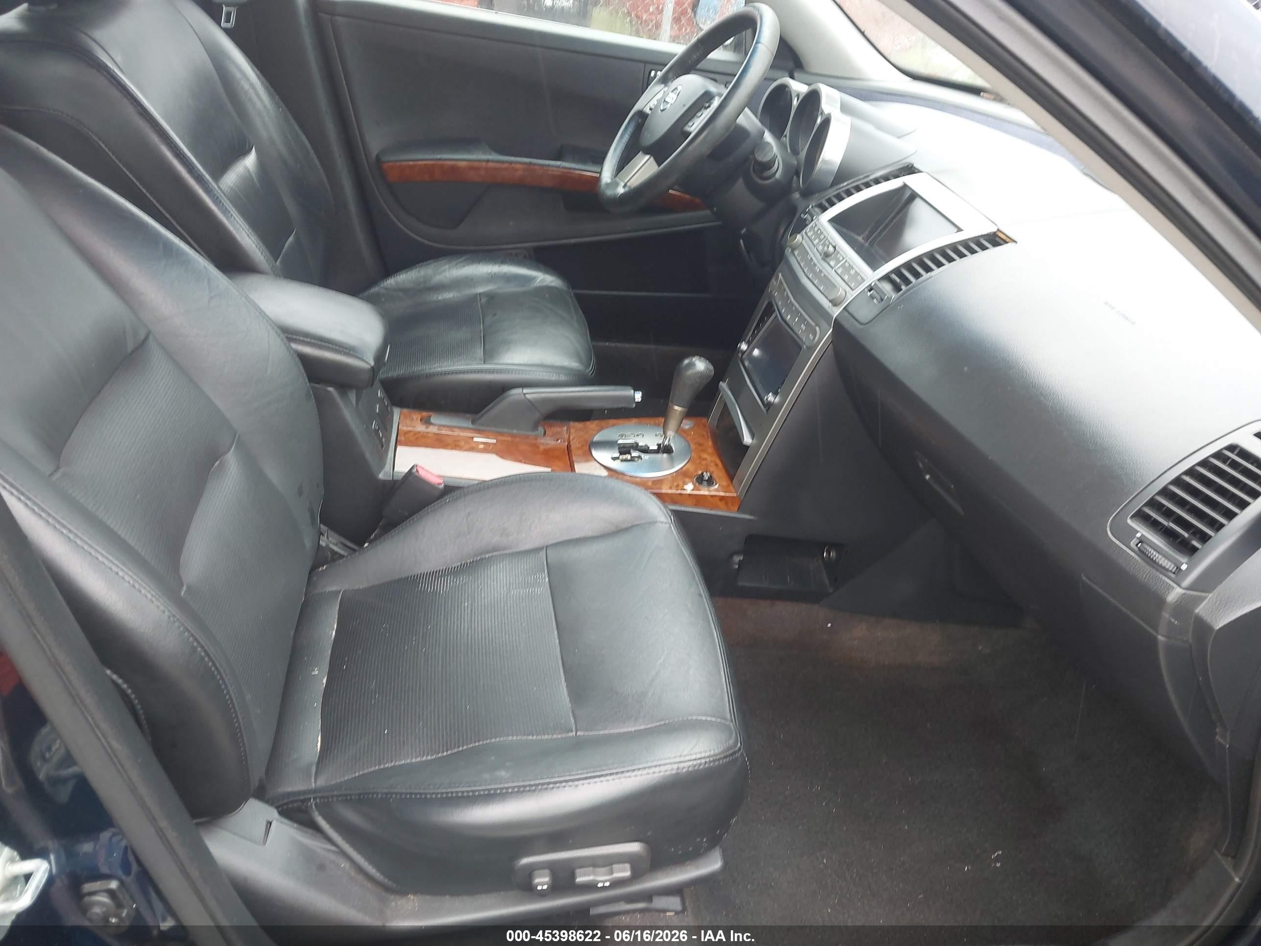 2006 Nissan Maxima 3.5 Sl Blue vin: 1N4BA41EX6C839626