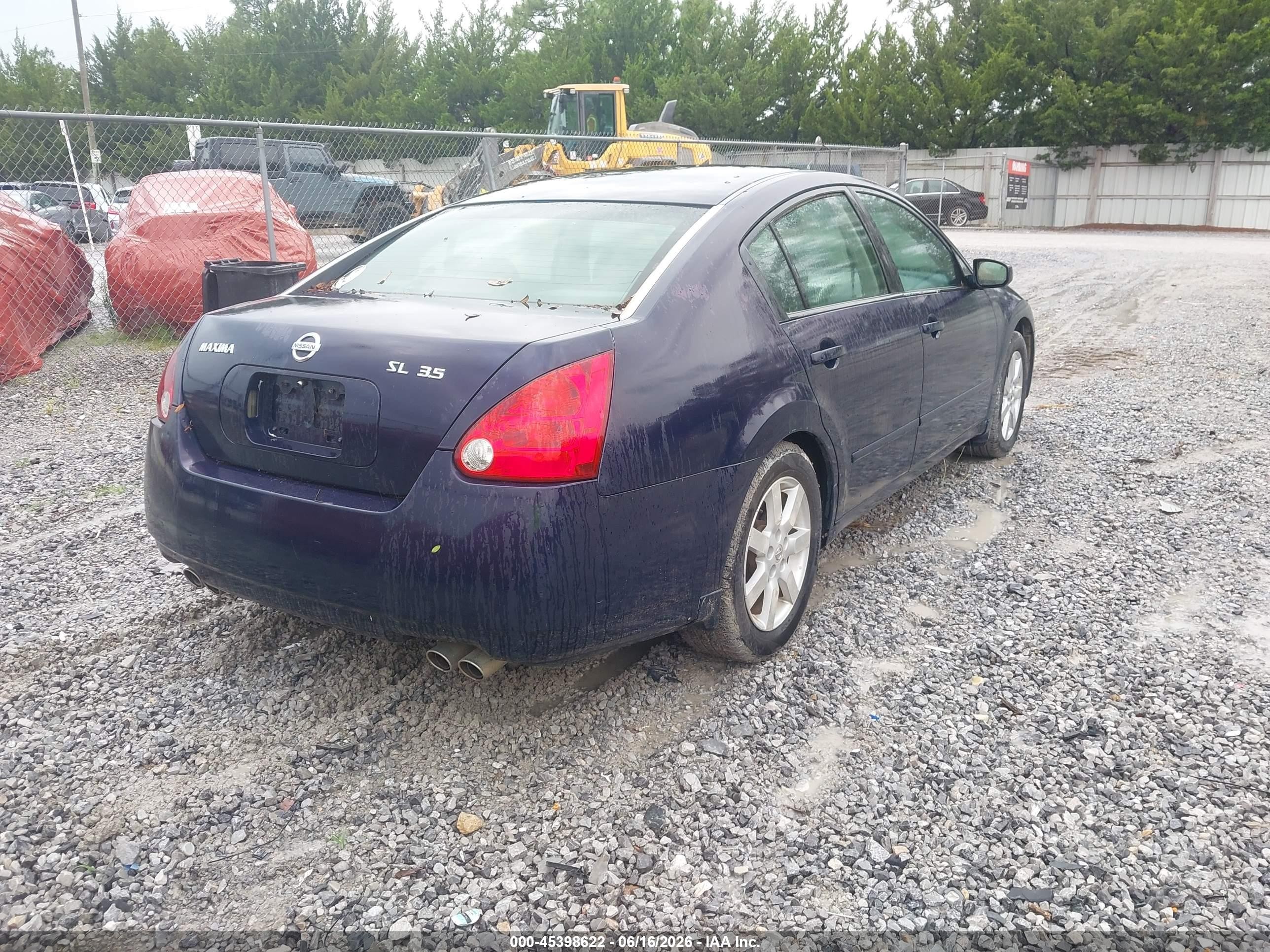 2006 Nissan Maxima 3.5 Sl Blue vin: 1N4BA41EX6C839626