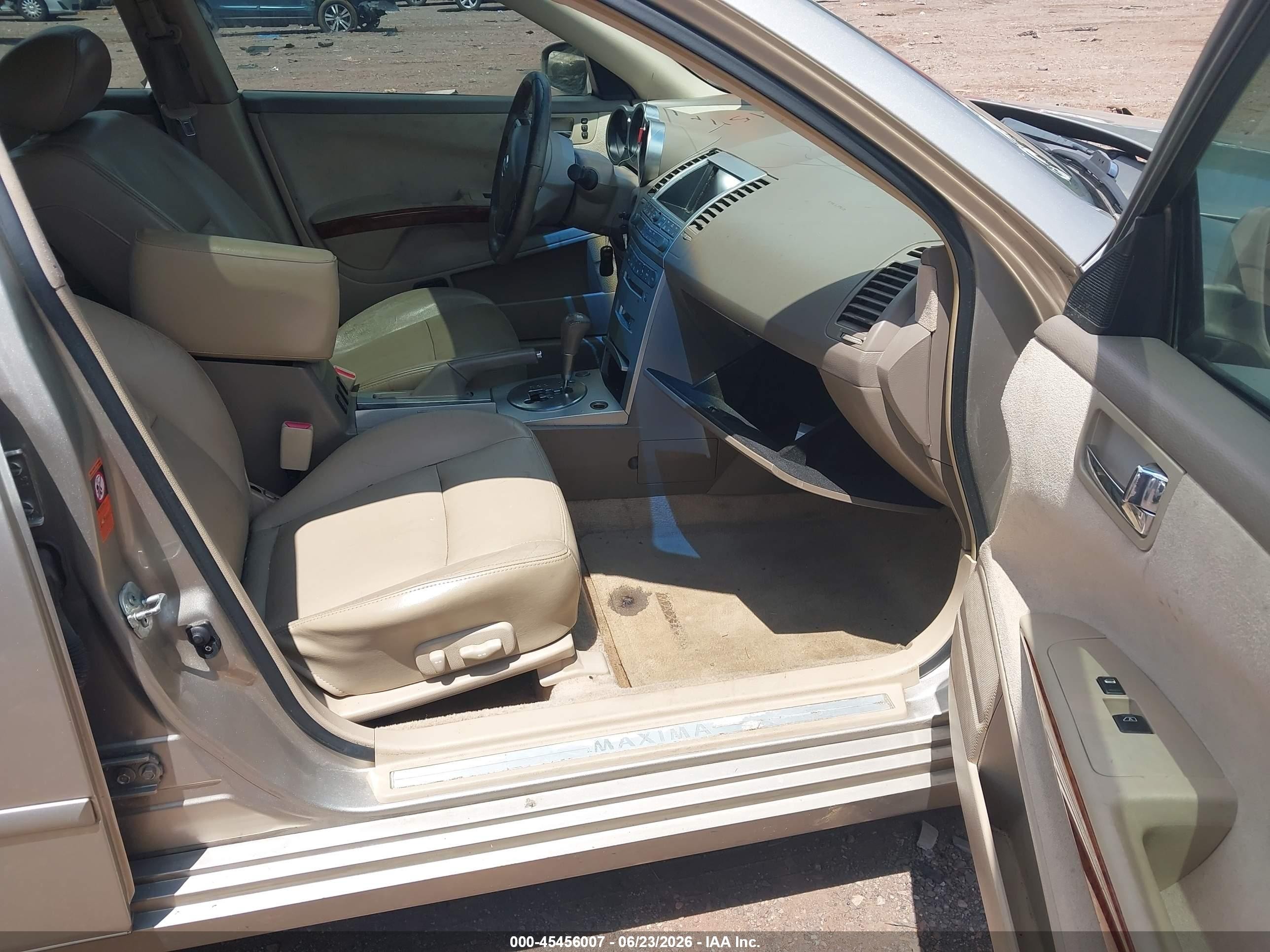 2006 Nissan Maxima 3.5 Sl Silver vin: 1N4BA41EX6C841019
