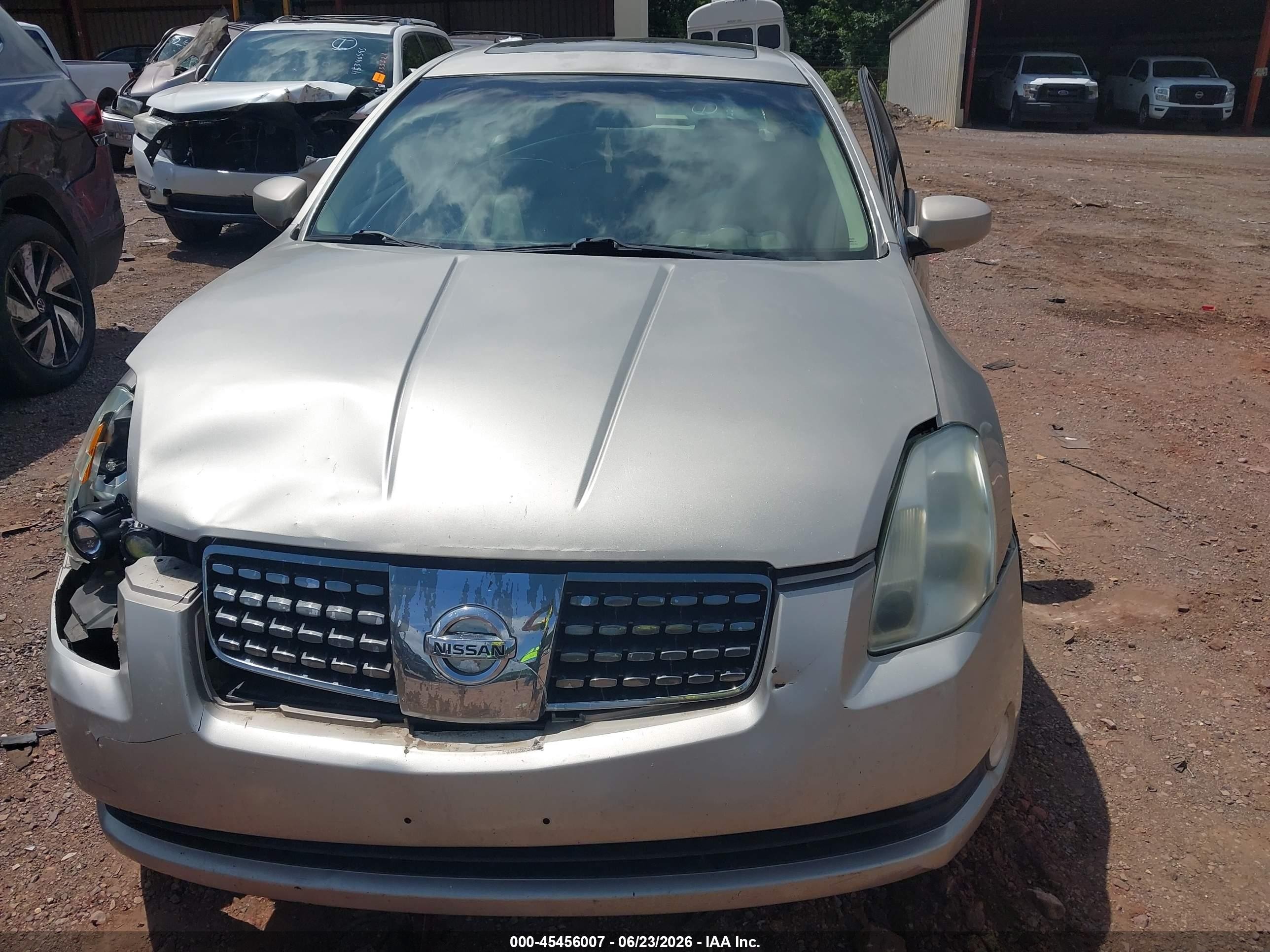 2006 Nissan Maxima 3.5 Sl Silver vin: 1N4BA41EX6C841019