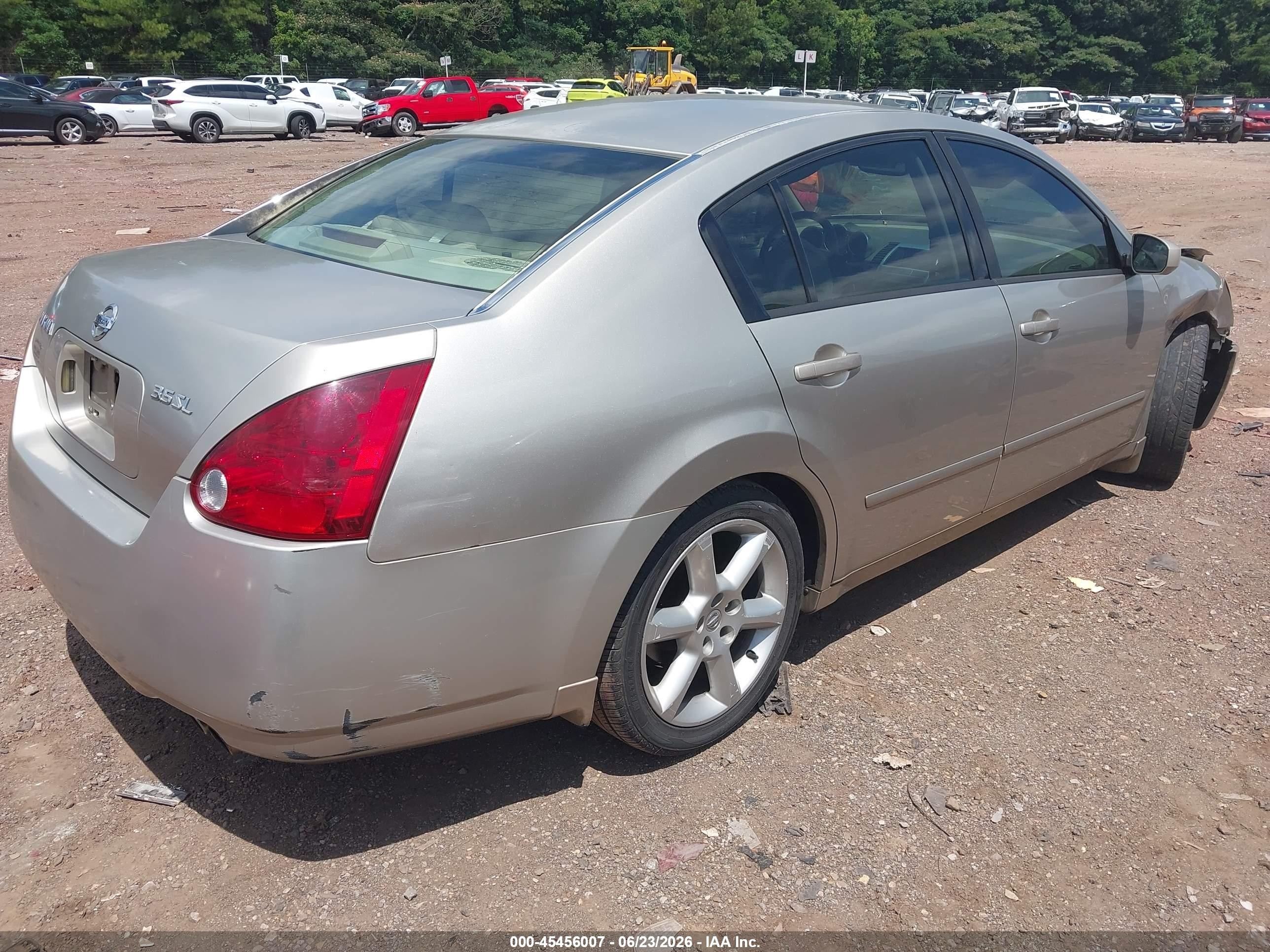 2006 Nissan Maxima 3.5 Sl Silver vin: 1N4BA41EX6C841019
