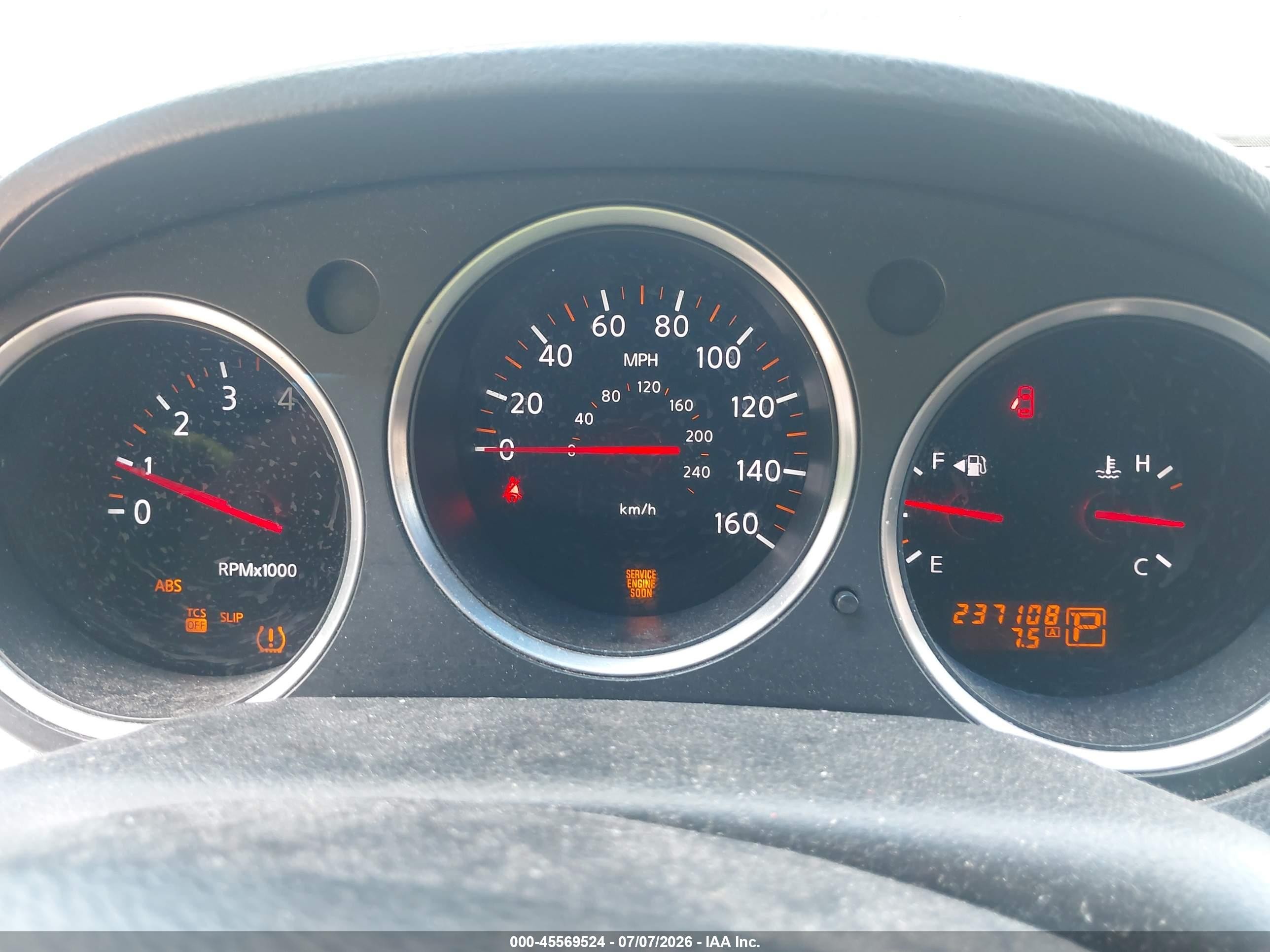 2007 Nissan Maxima 3.5 Sl Blue vin: 1N4BA41EX7C828126