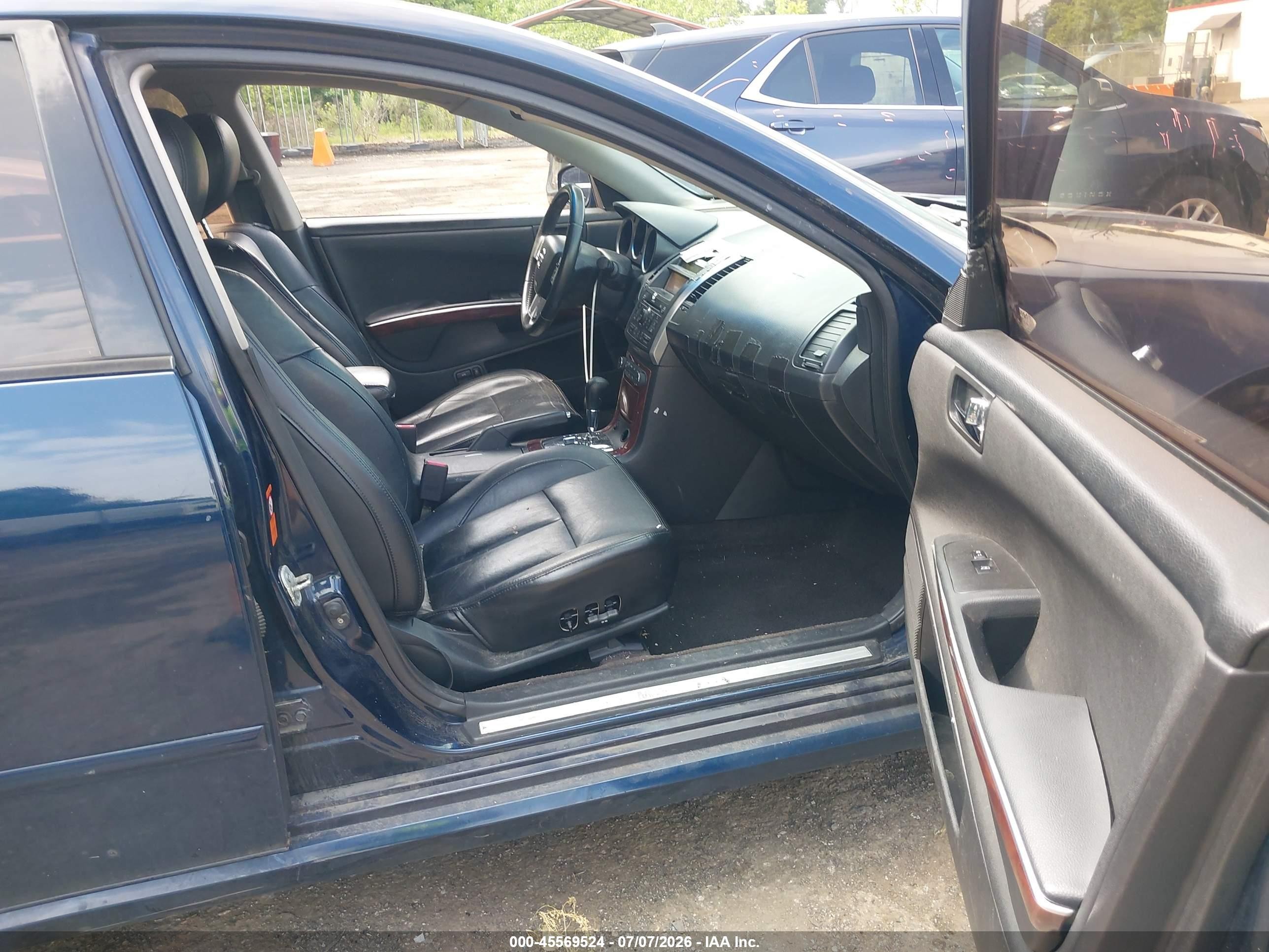2007 Nissan Maxima 3.5 Sl Blue vin: 1N4BA41EX7C828126