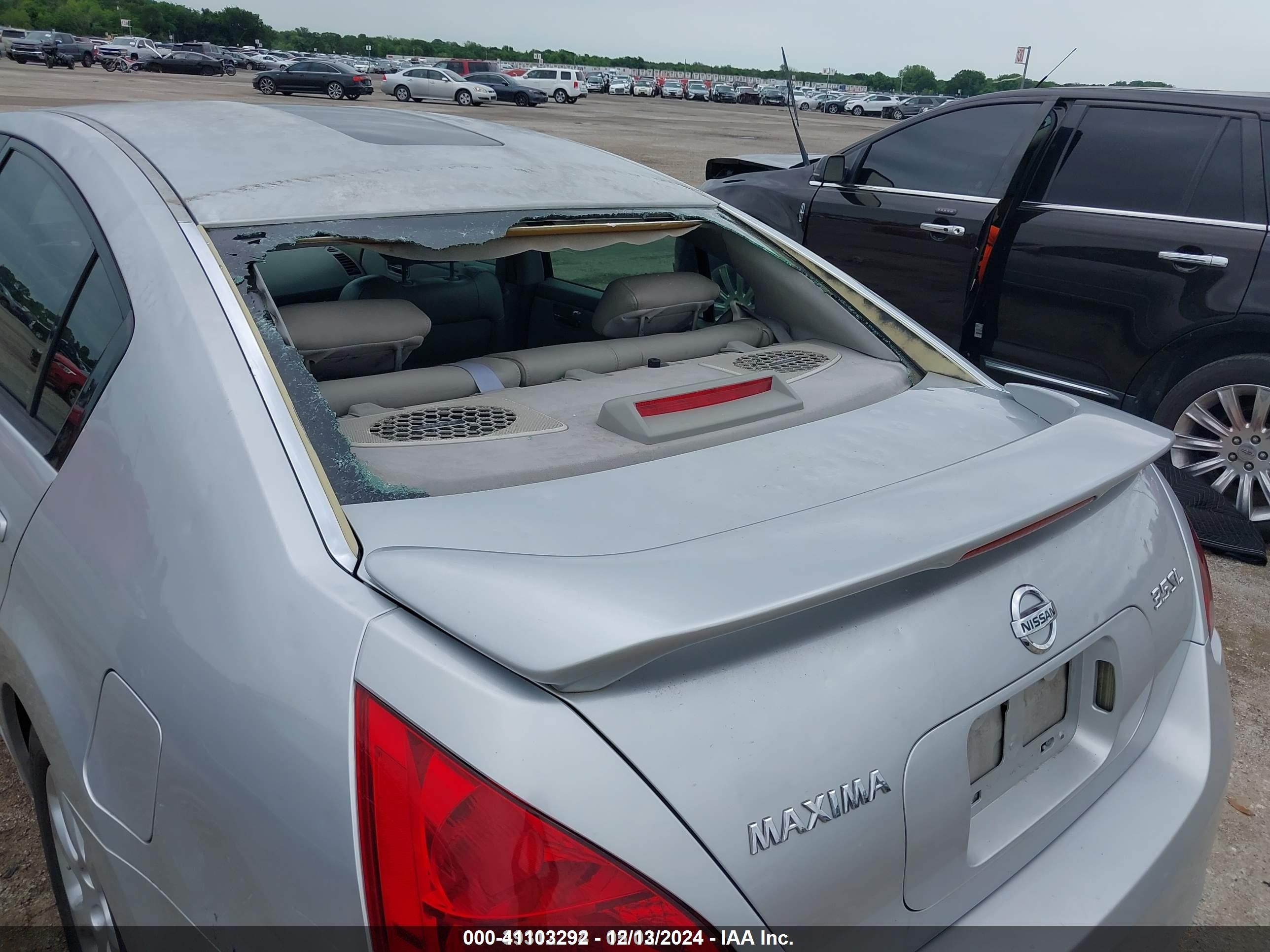 2007 Nissan Maxima 3.5 Sl Silver vin: 1N4BA41EX7C845704