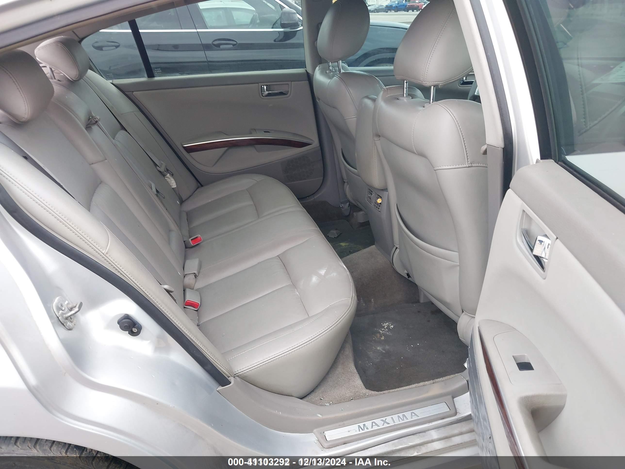 2007 Nissan Maxima 3.5 Sl Silver vin: 1N4BA41EX7C845704