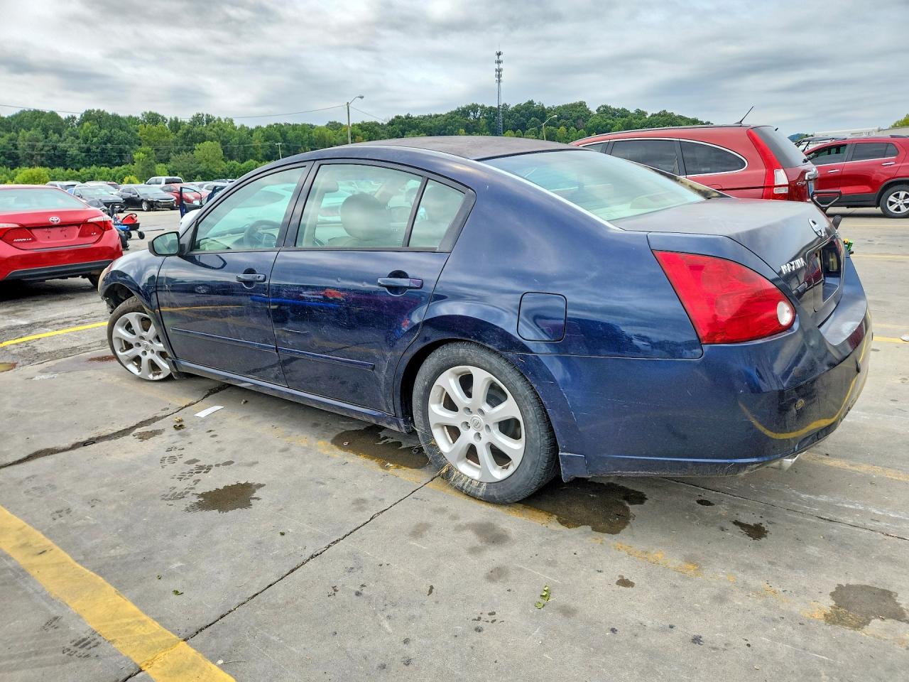 2007 Nissan Maxima 3.5 Se Blue vin: 1N4BA41EX7C848859