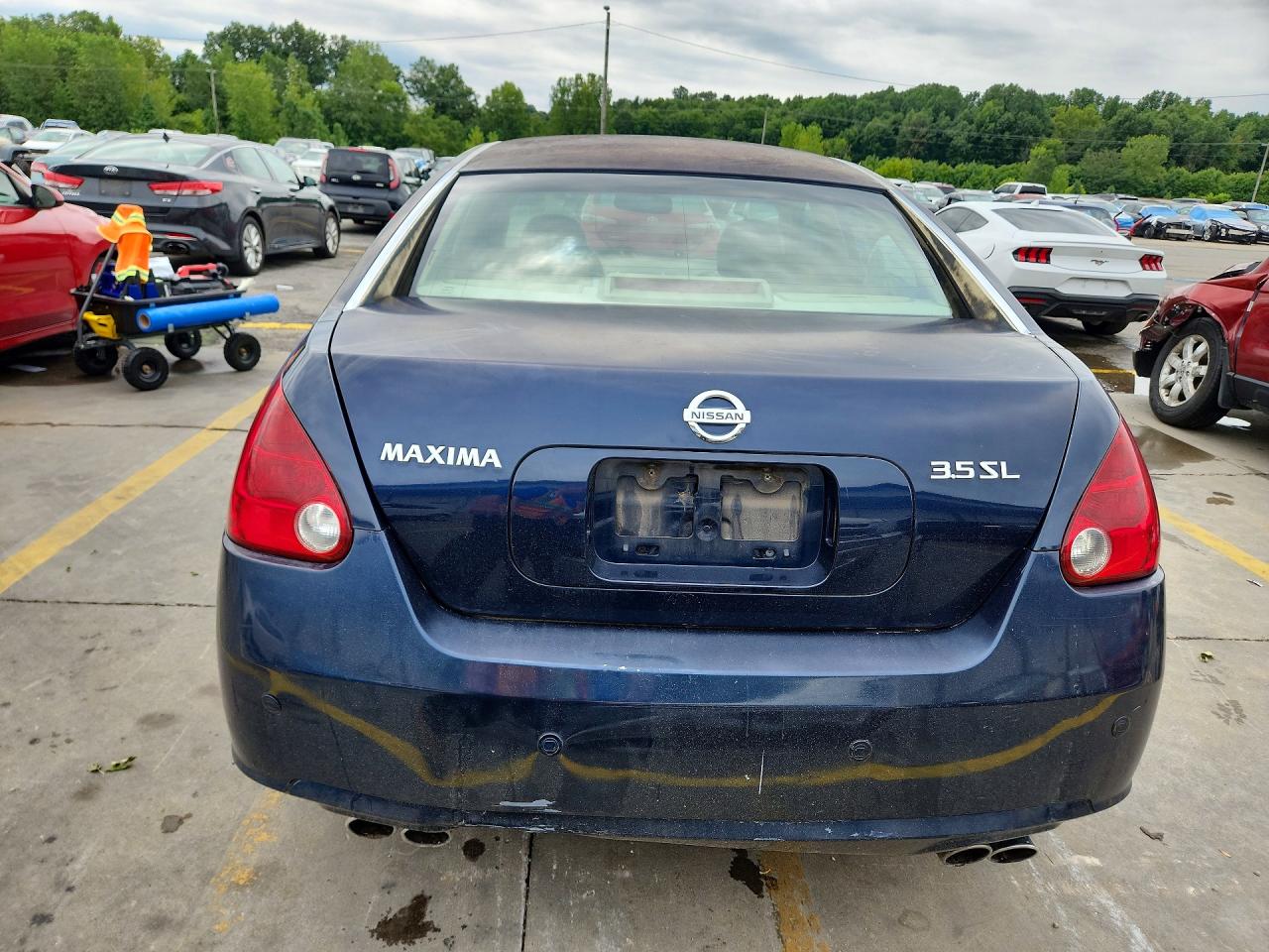 2007 Nissan Maxima 3.5 Se Blue vin: 1N4BA41EX7C848859