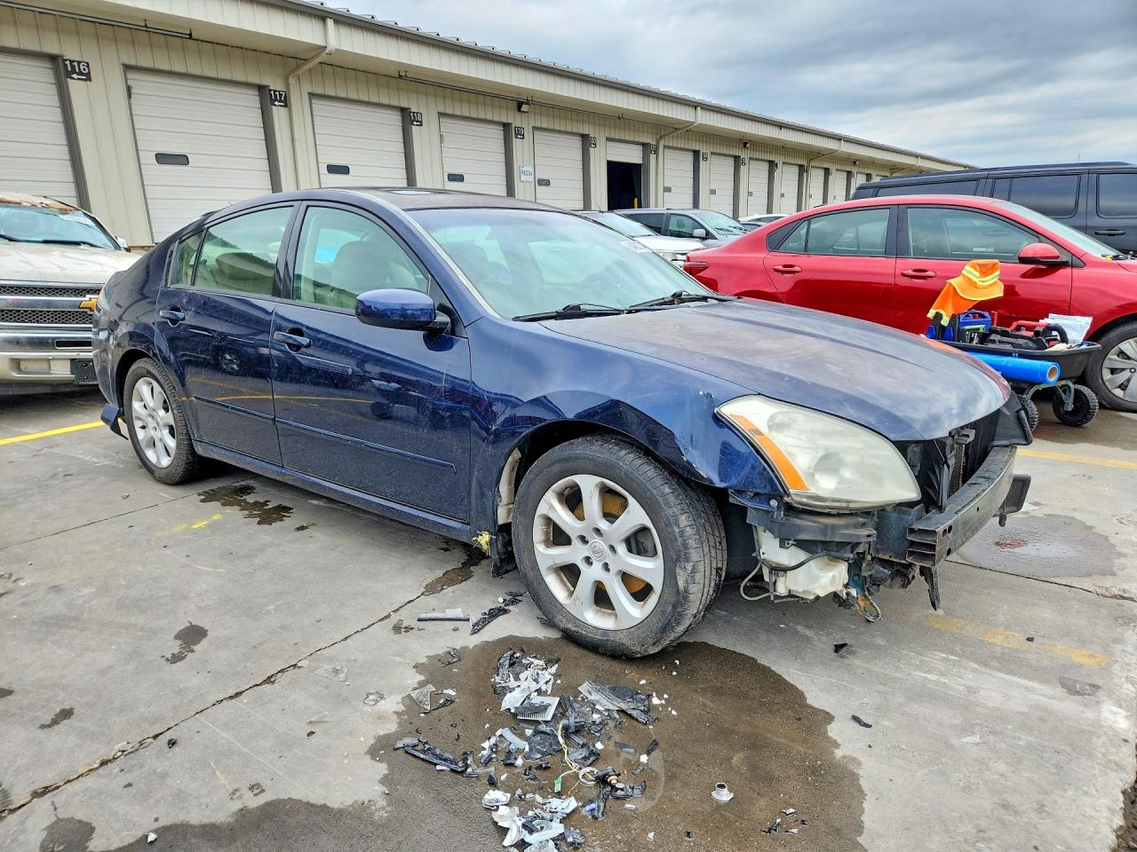 2007 Nissan Maxima 3.5 Se Blue vin: 1N4BA41EX7C848859