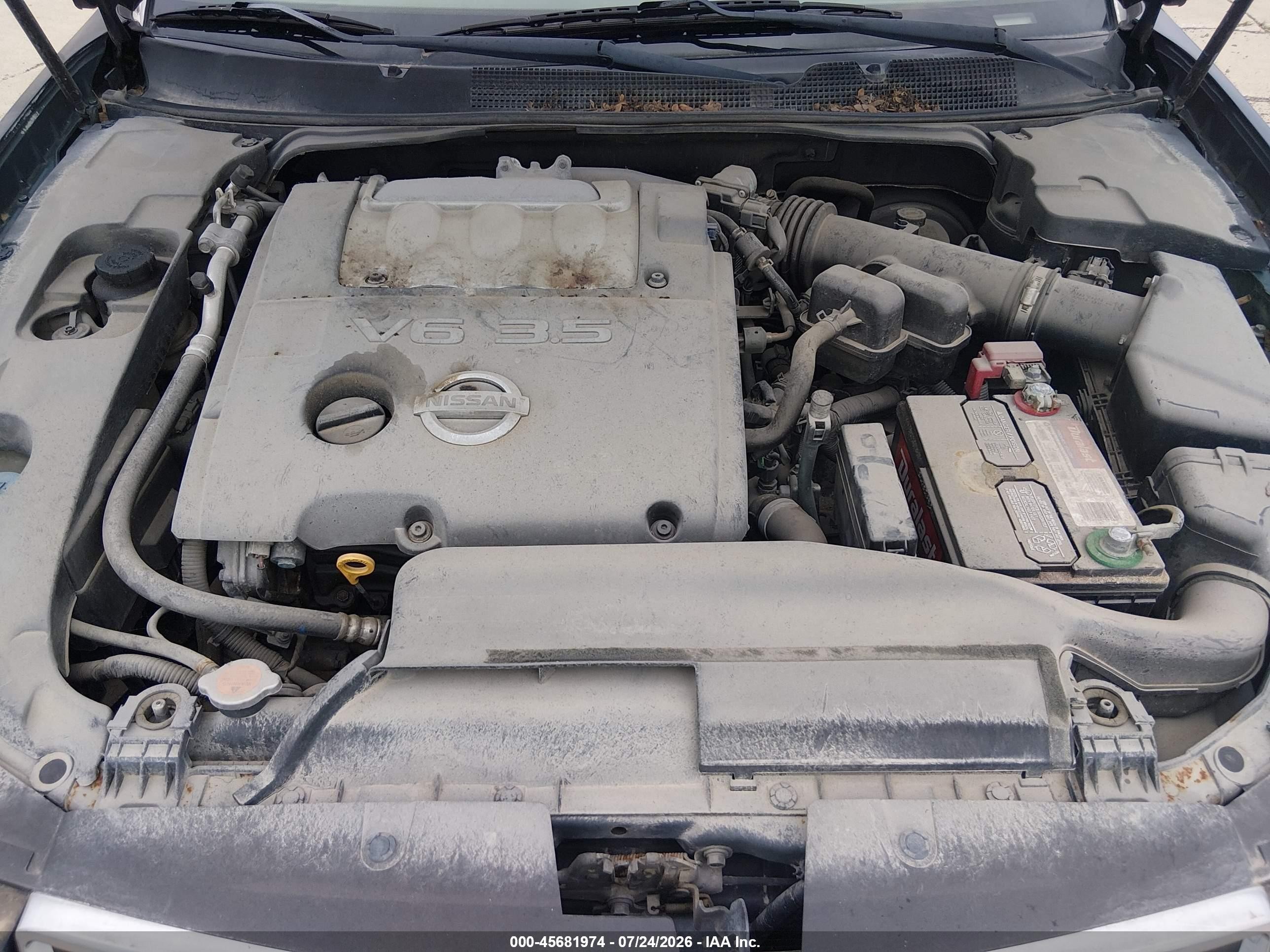2007 Nissan Maxima 3.5 Se Синий vin: 1N4BA41EX7C851941