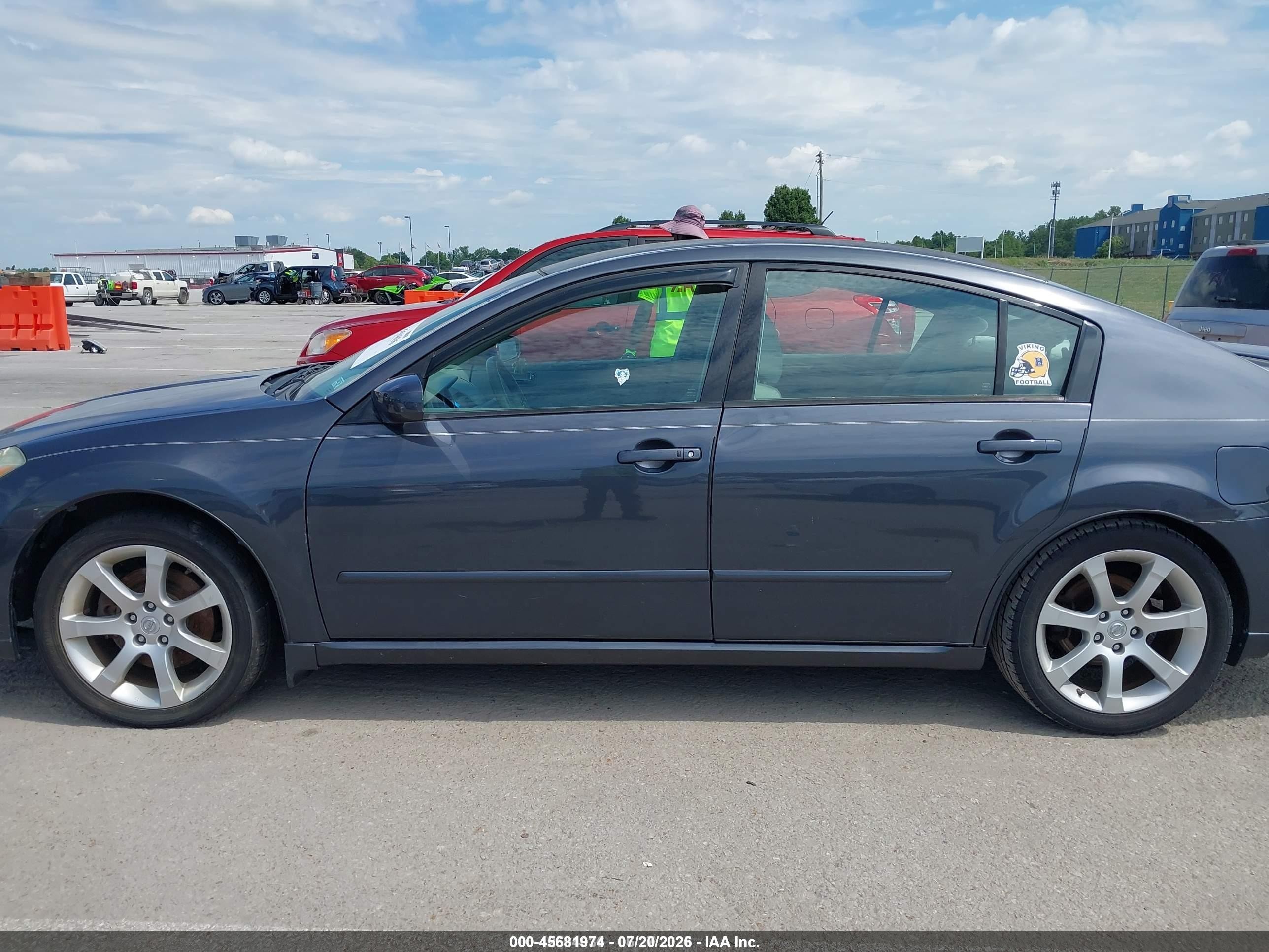 2007 Nissan Maxima 3.5 Se Синий vin: 1N4BA41EX7C851941