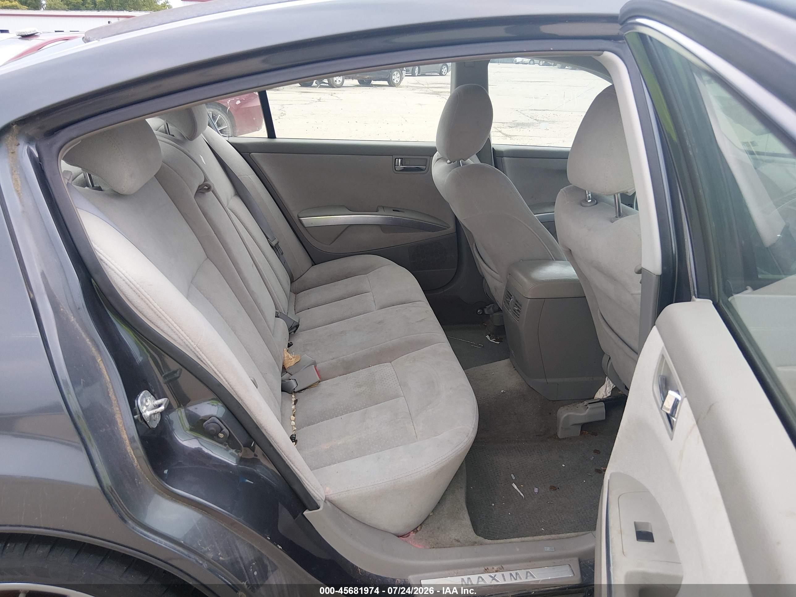 2007 Nissan Maxima 3.5 Se Синий vin: 1N4BA41EX7C851941