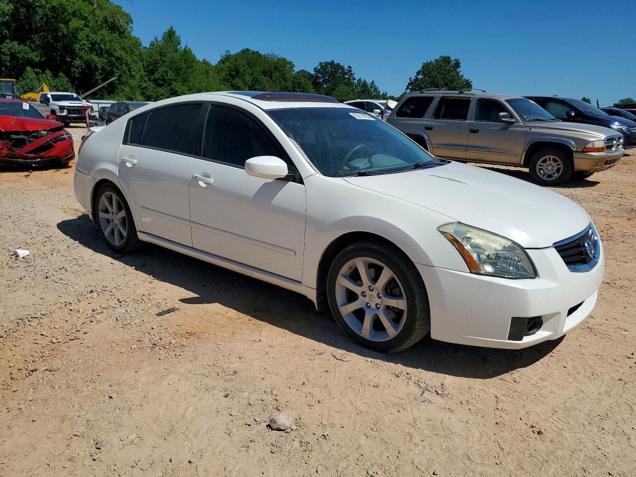 2007 Nissan Maxima 3.5 Se White vin: 1N4BA41EX7C862065
