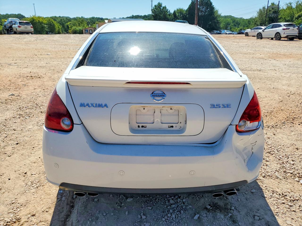 2007 Nissan Maxima 3.5 Se White vin: 1N4BA41EX7C862065