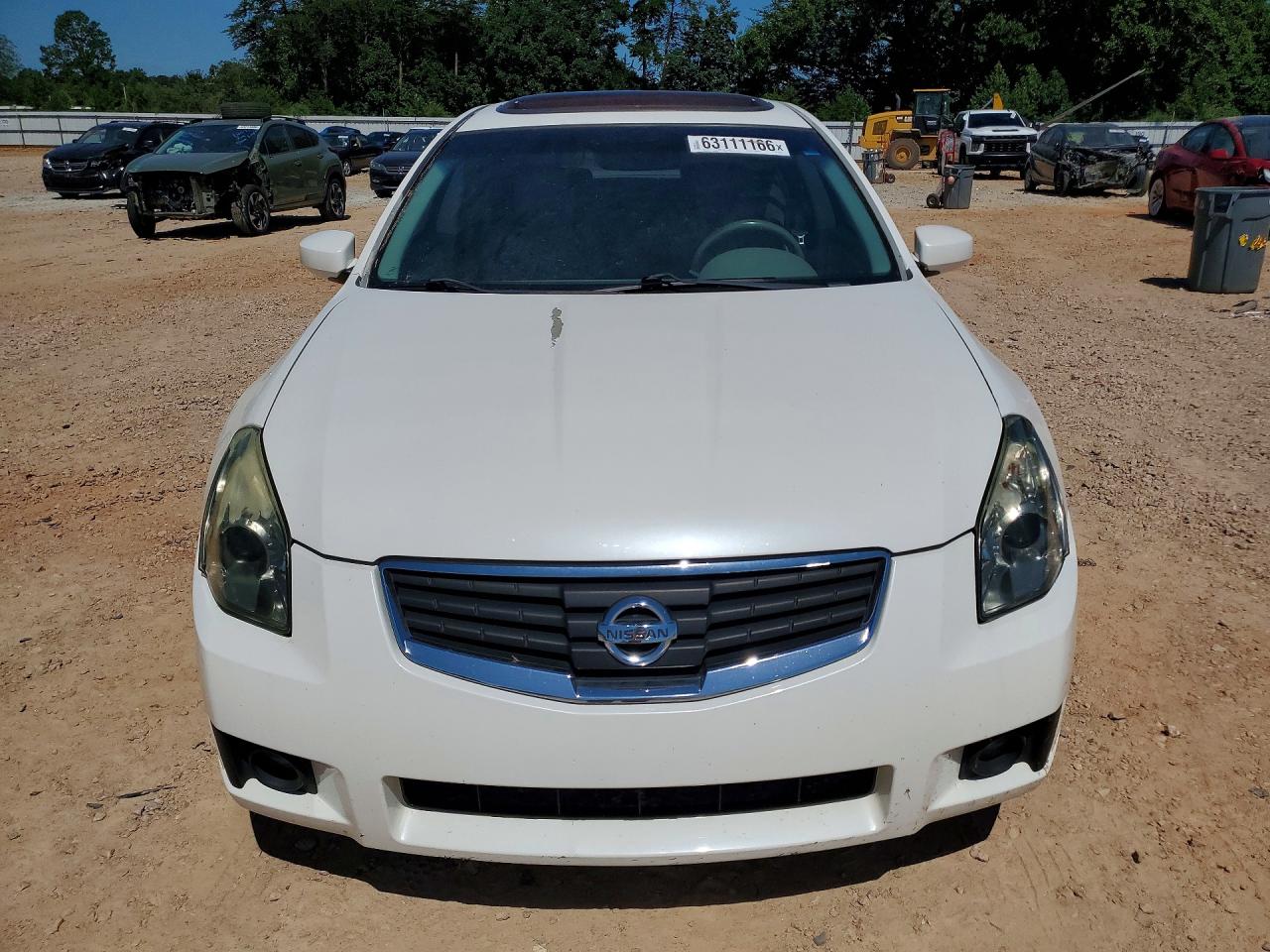 2007 Nissan Maxima 3.5 Se White vin: 1N4BA41EX7C862065