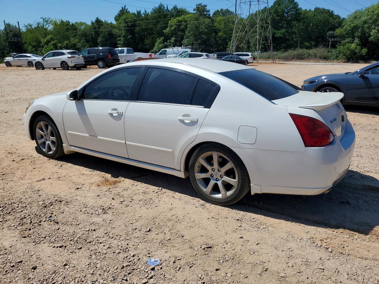 2007 Nissan Maxima 3.5 Se White vin: 1N4BA41EX7C862065
