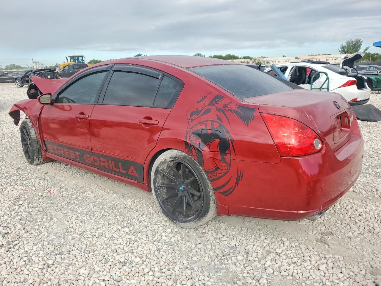 2007 Nissan Maxima Se Red vin: 1N4BA41EX7C862776