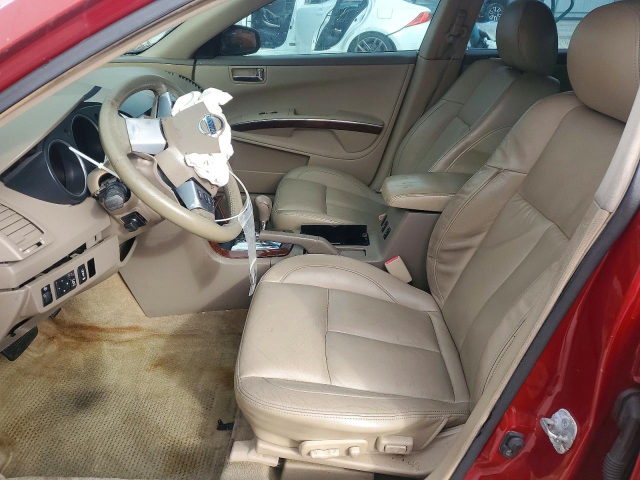 2007 Nissan Maxima Se Red vin: 1N4BA41EX7C862776