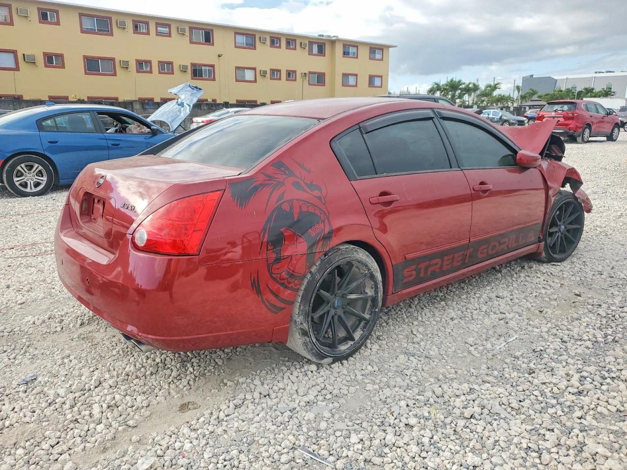 2007 Nissan Maxima Se Red vin: 1N4BA41EX7C862776