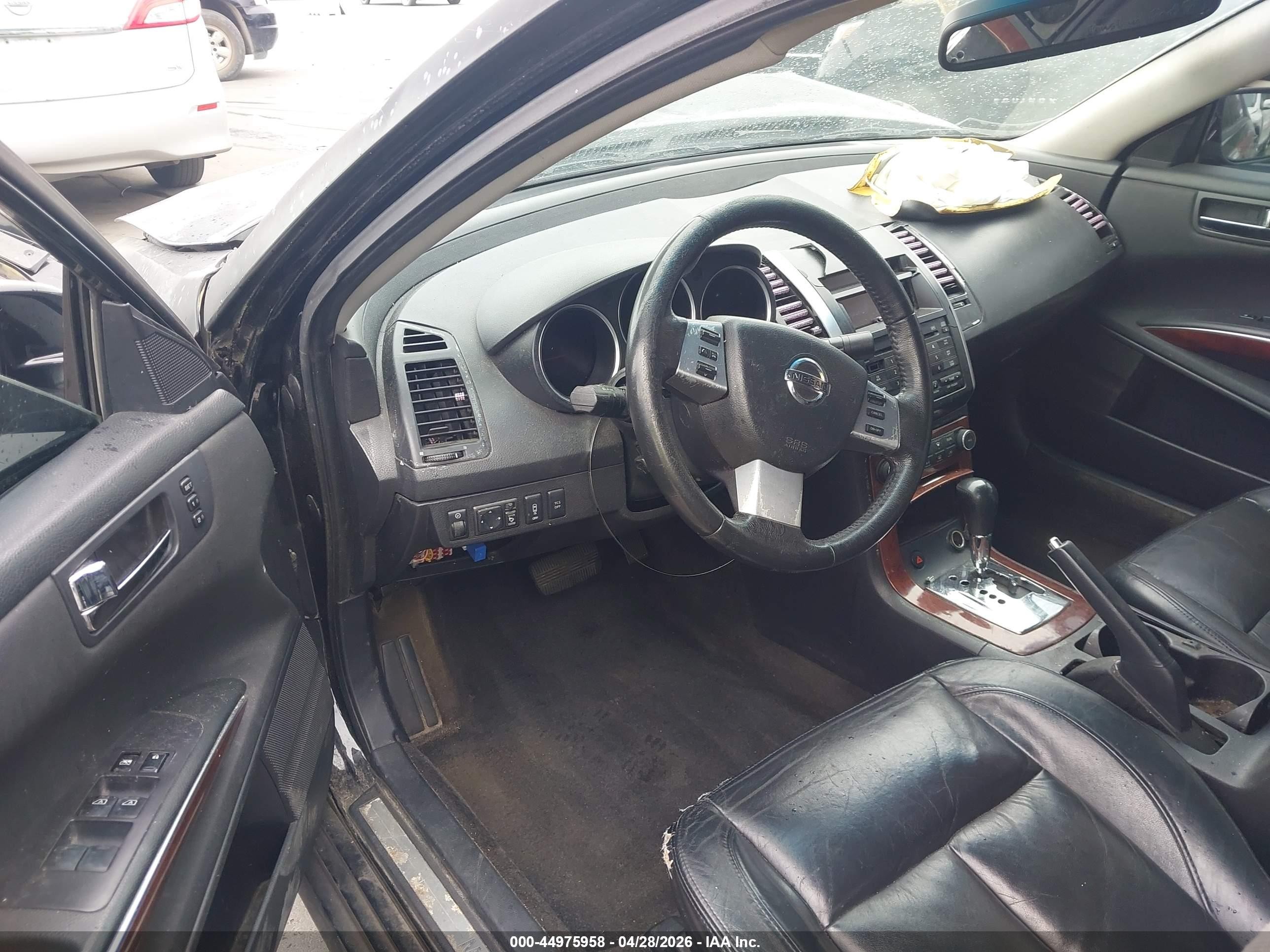 2007 Nissan Maxima 3.5 Sl Черный vin: 1N4BA41EX7C863331