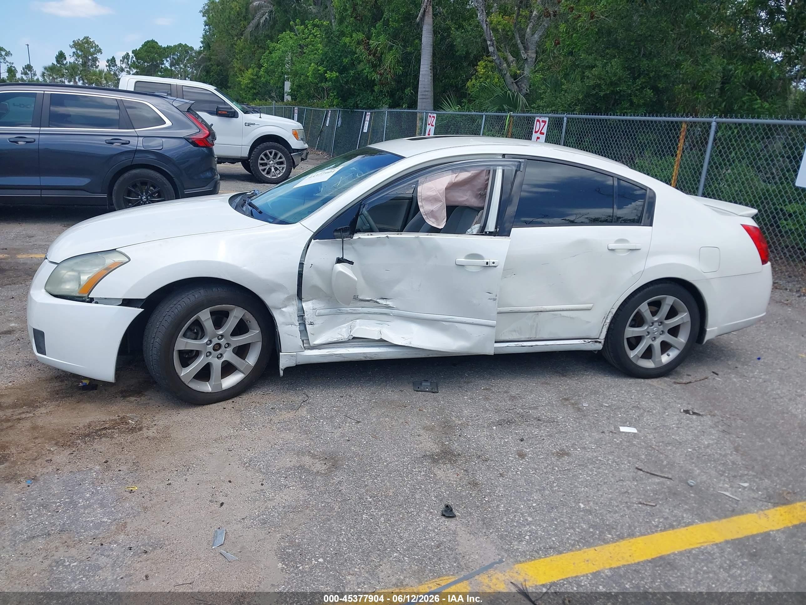 2008 Nissan Maxima 3.5 Se White vin: 1N4BA41EX8C803664