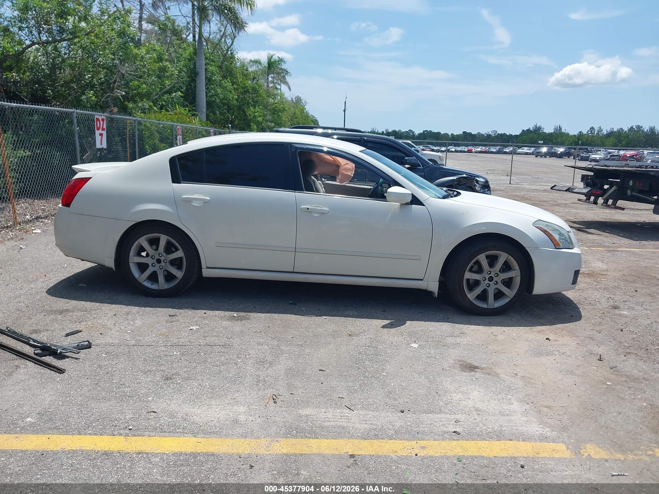 2008 Nissan Maxima 3.5 Se White vin: 1N4BA41EX8C803664