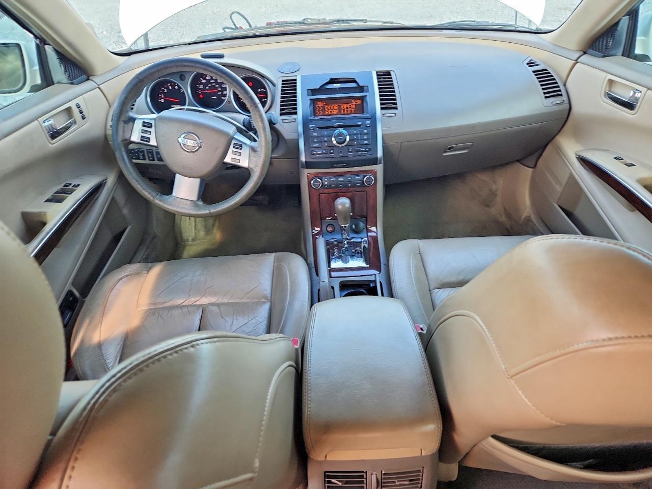 2008 Nissan Maxima 3.5 Se White vin: 1N4BA41EX8C804569