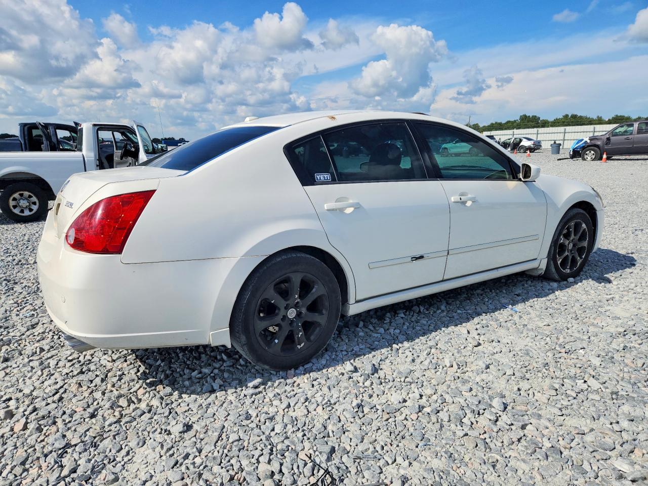 2008 Nissan Maxima 3.5 Se White vin: 1N4BA41EX8C804569