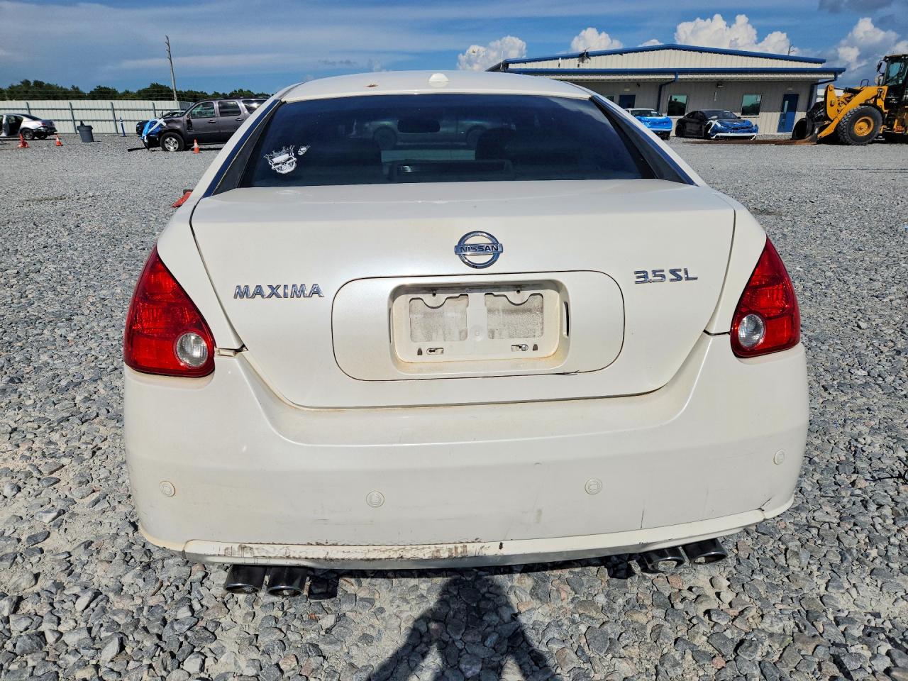2008 Nissan Maxima 3.5 Se White vin: 1N4BA41EX8C804569