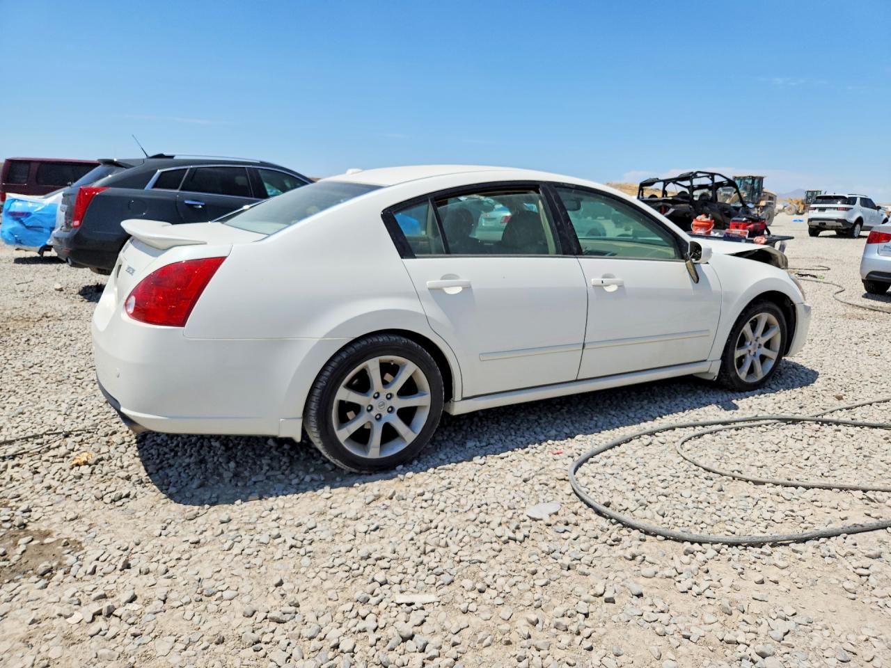 2008 Nissan Maxima 3.5 Se White vin: 1N4BA41EX8C820349