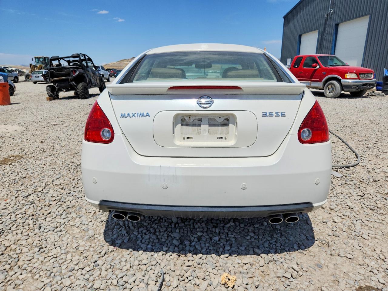 2008 Nissan Maxima 3.5 Se White vin: 1N4BA41EX8C820349