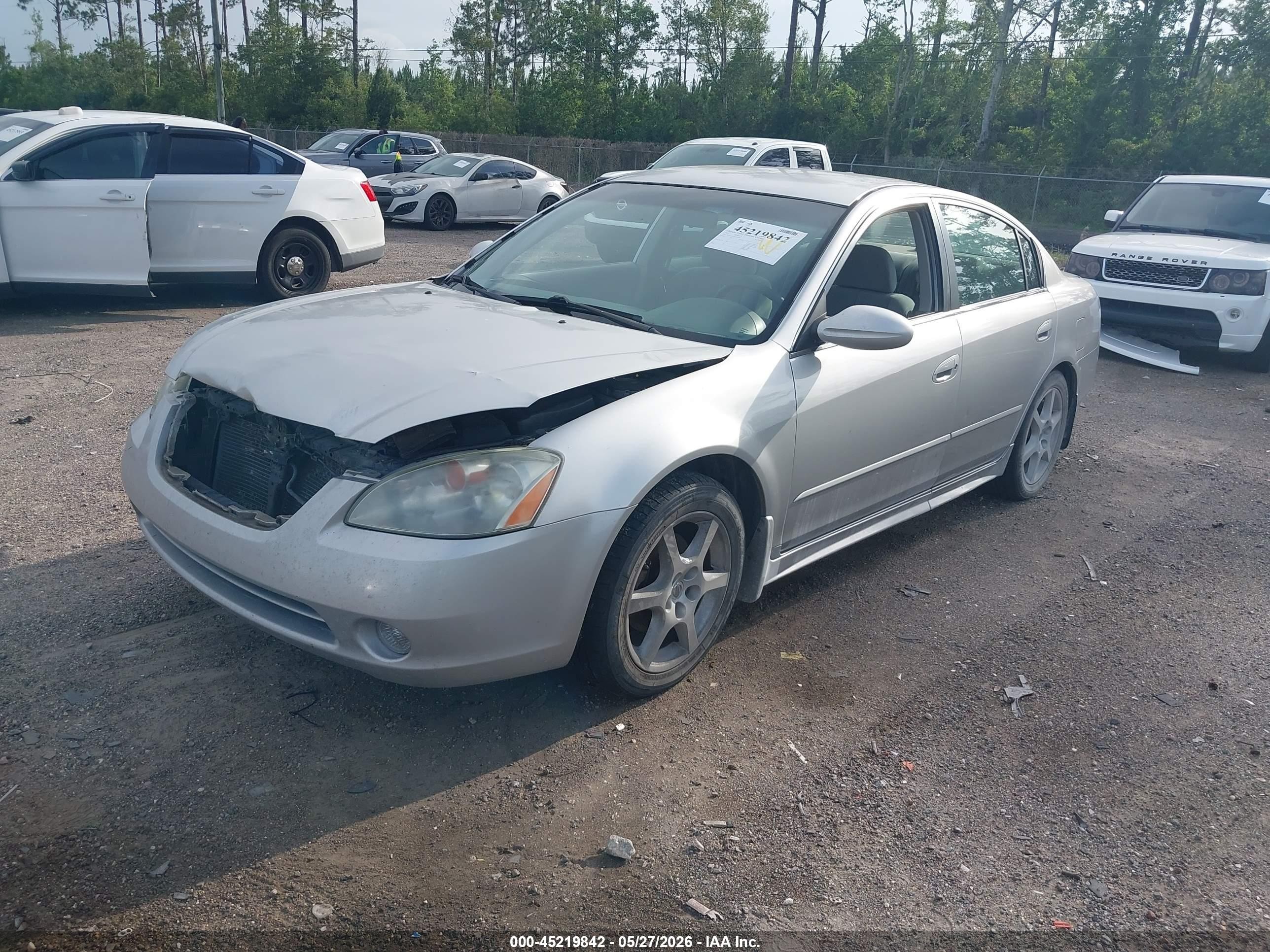 2003 Nissan Altima 3.5 Se Silver vin: 1N4BL11D13C185496