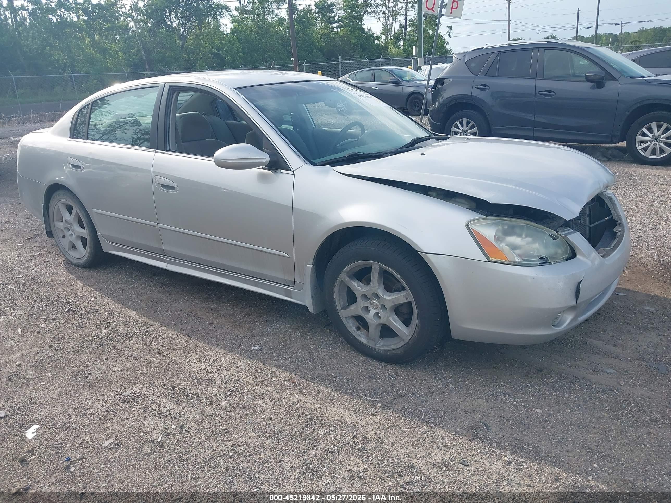 2003 Nissan Altima 3.5 Se Silver vin: 1N4BL11D13C185496