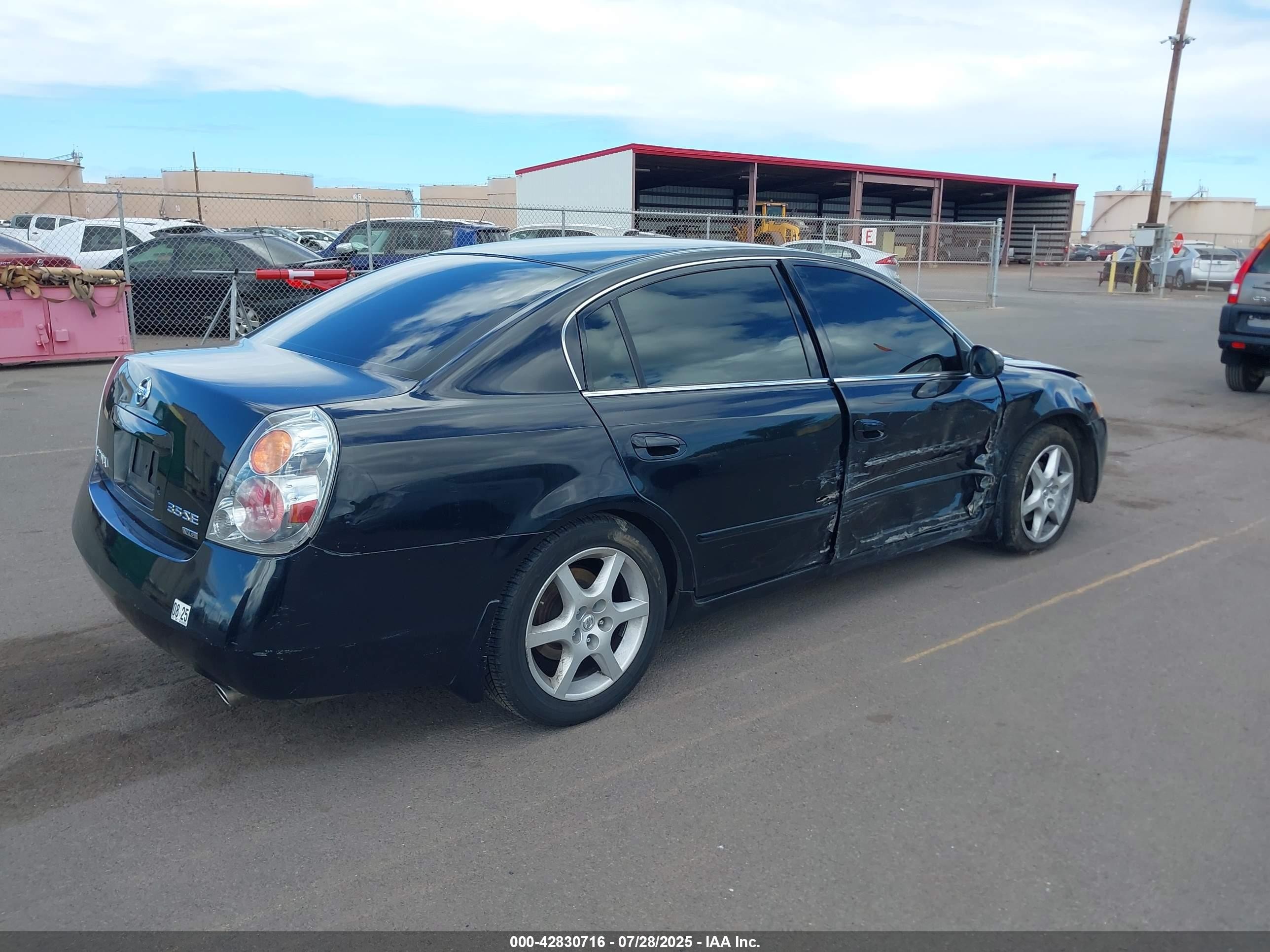 2003 Nissan Altima 3.5 Se Черный vin: 1N4BL11D13C317852
