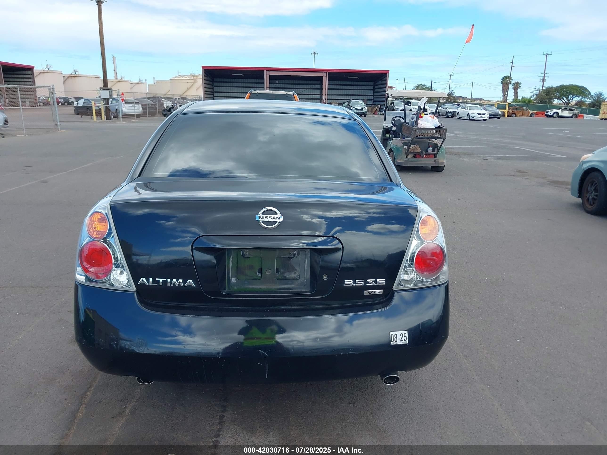 2003 Nissan Altima 3.5 Se Черный vin: 1N4BL11D13C317852