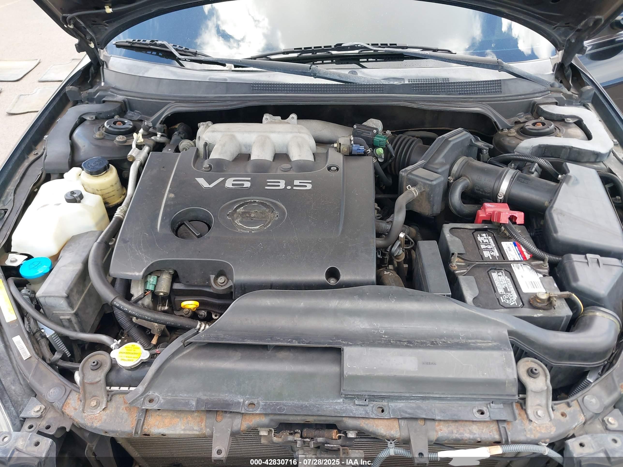 2003 Nissan Altima 3.5 Se Черный vin: 1N4BL11D13C317852
