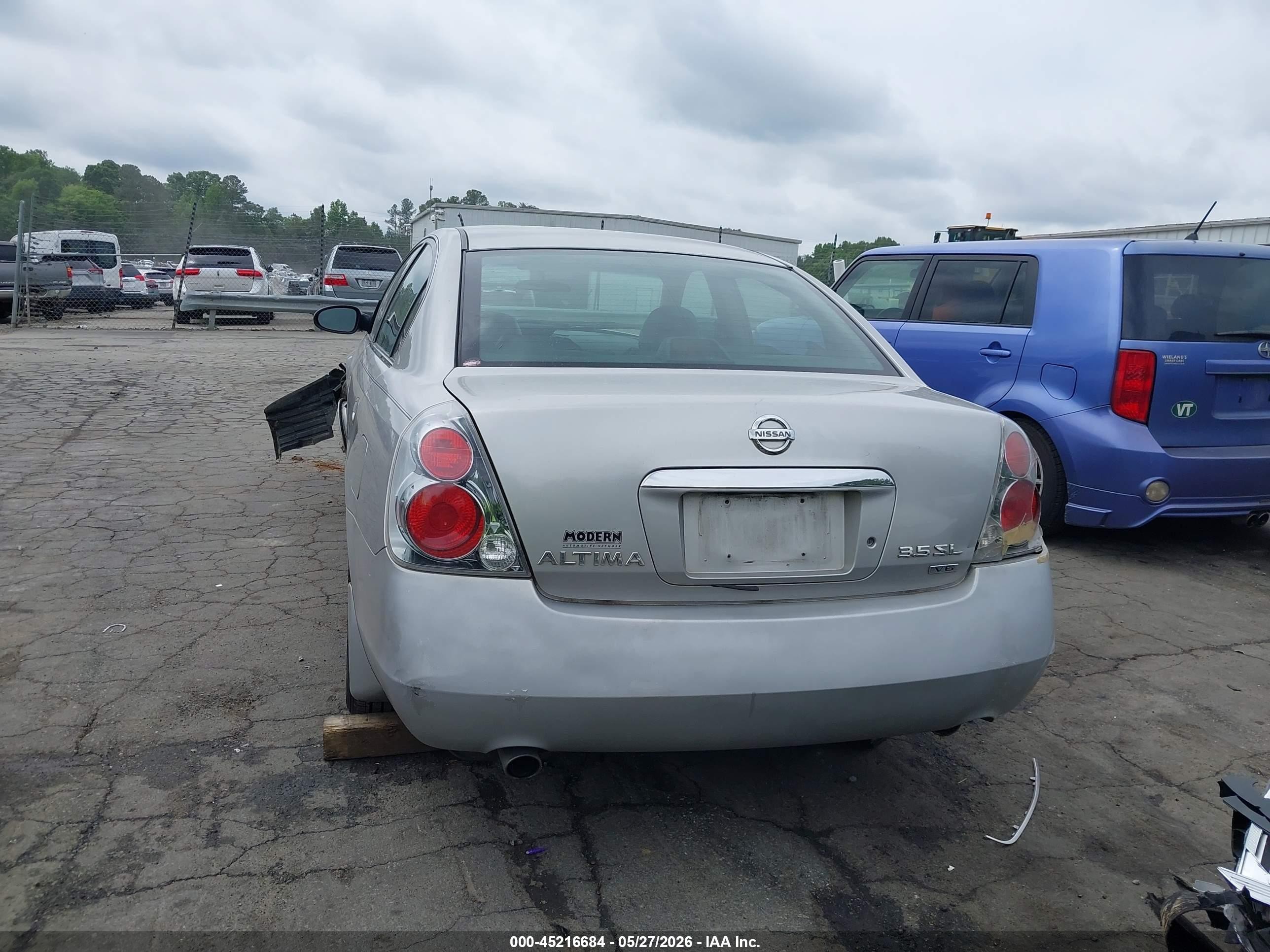 2005 Nissan Altima 3.5 Sl Gray vin: 1N4BL11D15C383952
