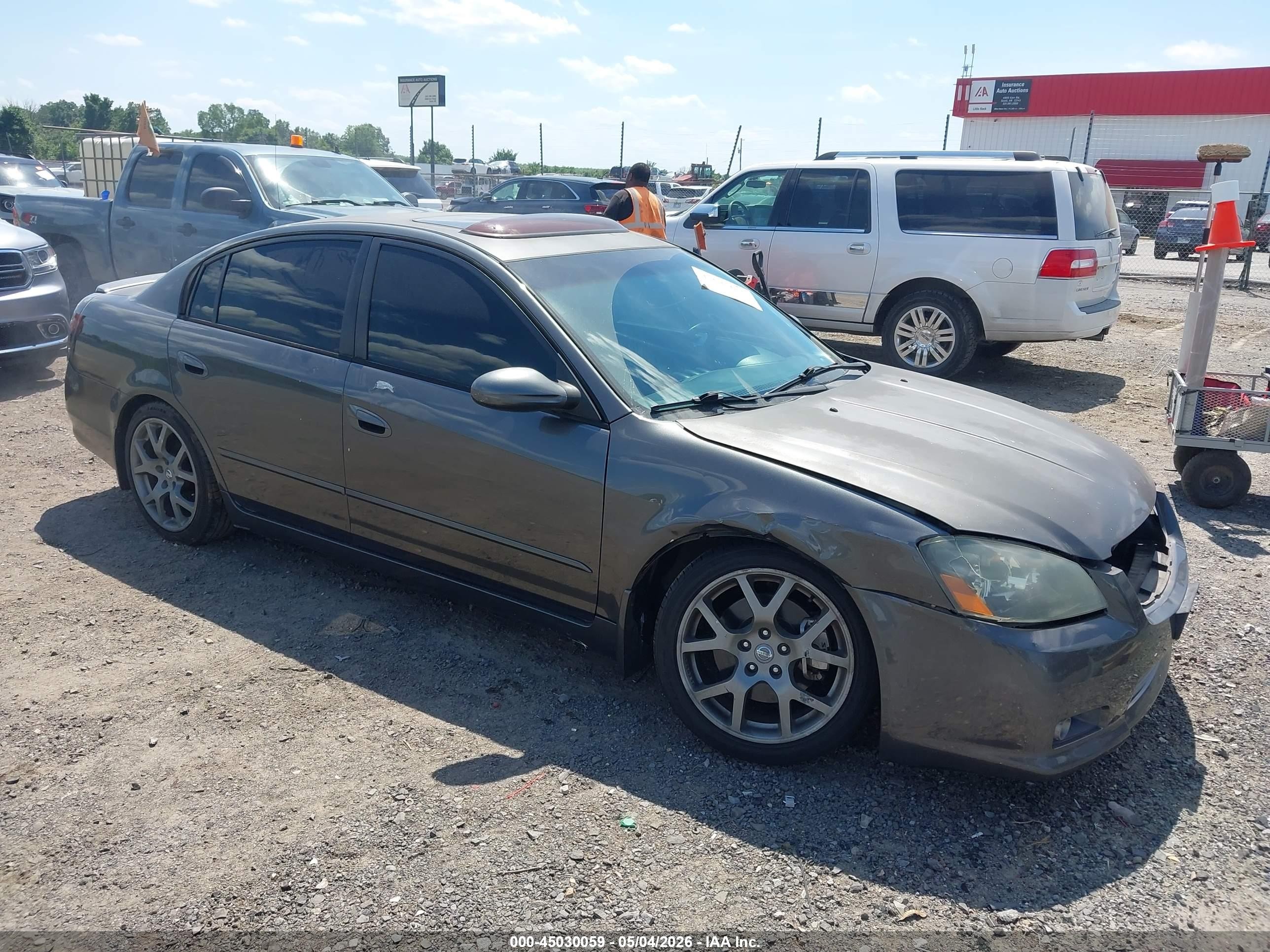 2006 Nissan Altima 3.5 Se-r Gray vin: 1N4BL11D16C150803