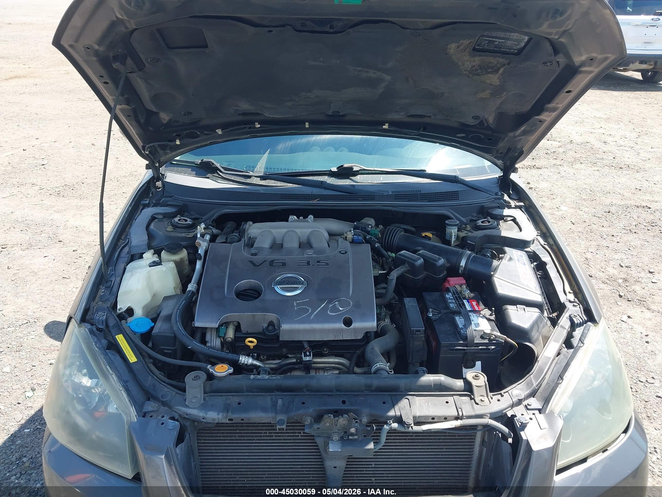 2006 Nissan Altima 3.5 Se-r Gray vin: 1N4BL11D16C150803