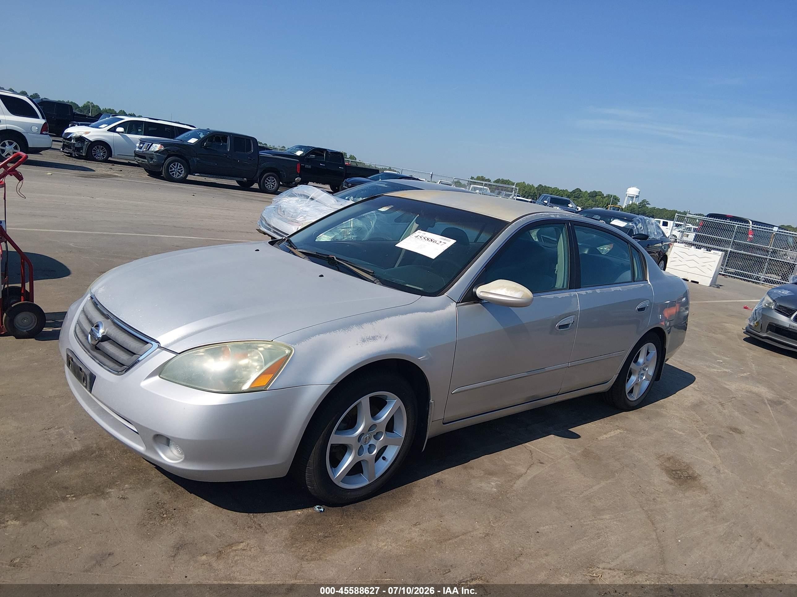 2002 Nissan Altima 3.5 Se Серебряный vin: 1N4BL11D22C126620