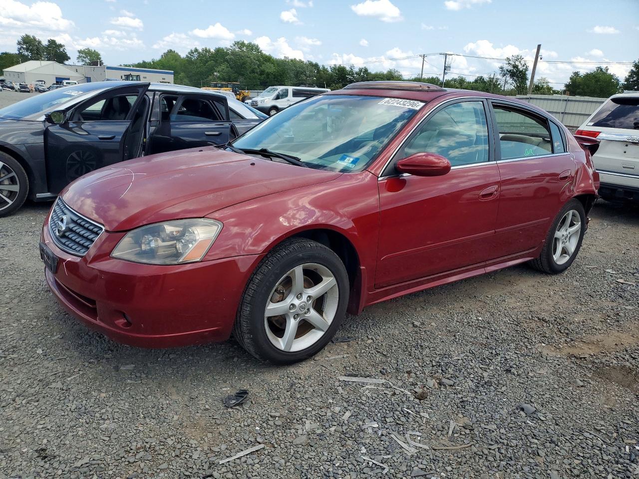 2005 Nissan Altima 3.5 Se Maroon vin: 1N4BL11D25C331763