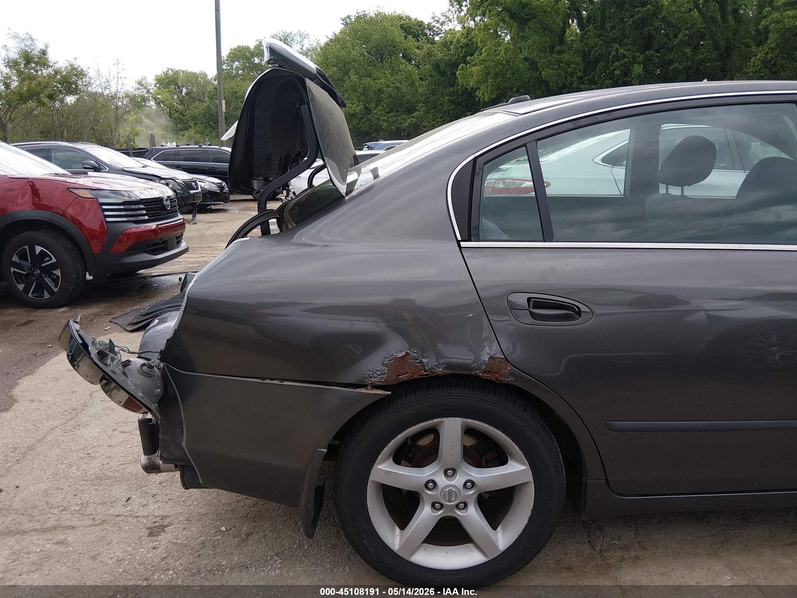 2005 Nissan Altima 3.5 Se Gray vin: 1N4BL11D25C380767