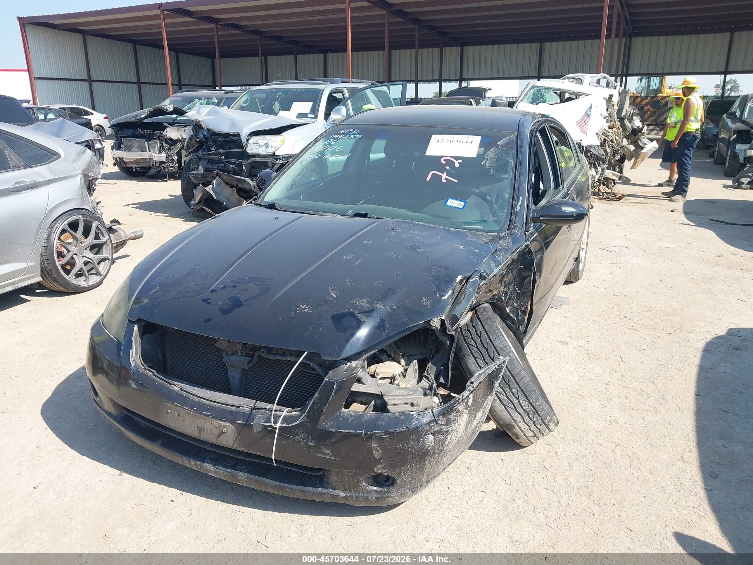 2006 Nissan Altima 3.5 Se Black vin: 1N4BL11D26C132388