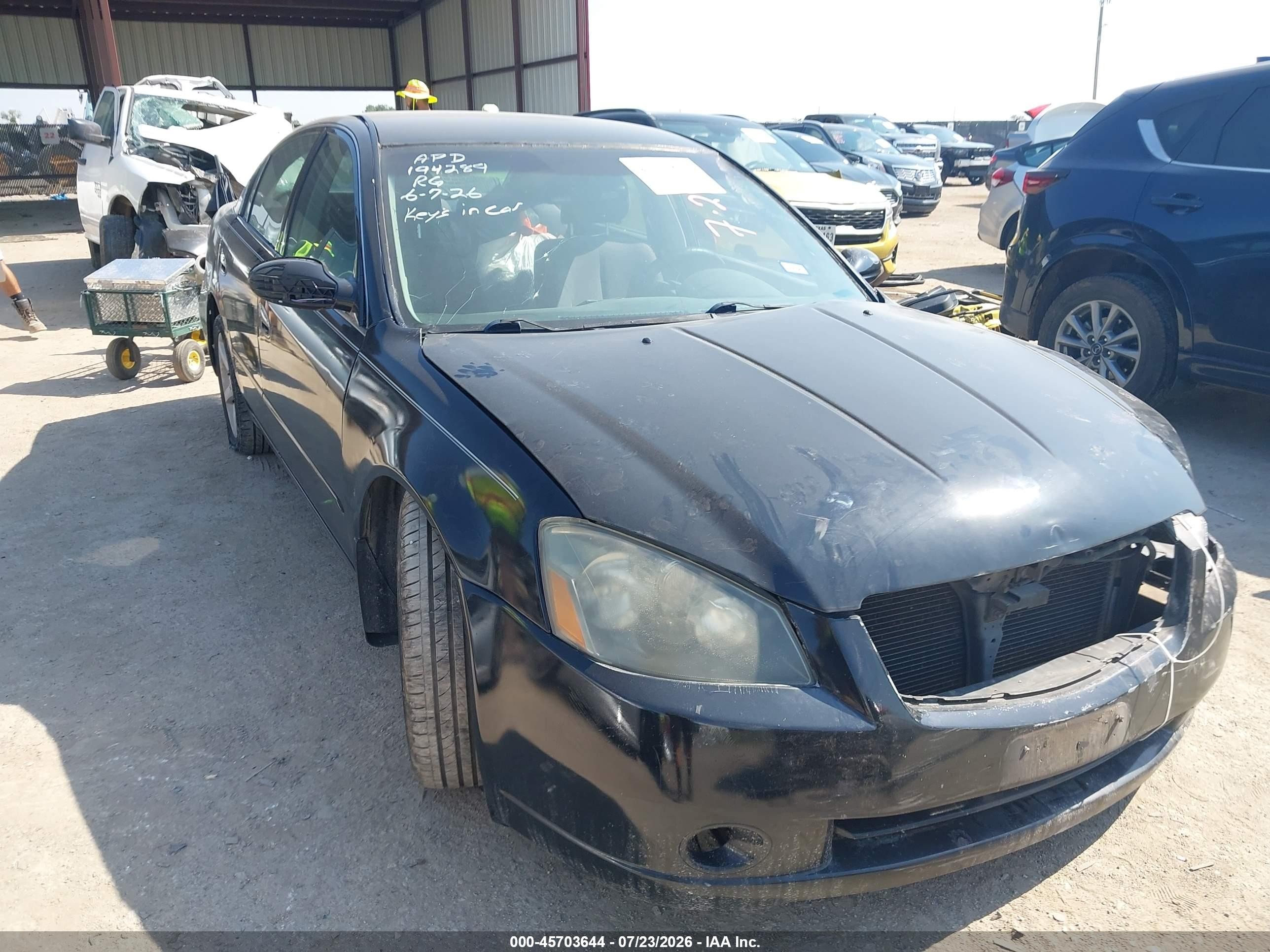 2006 Nissan Altima 3.5 Se Black vin: 1N4BL11D26C132388