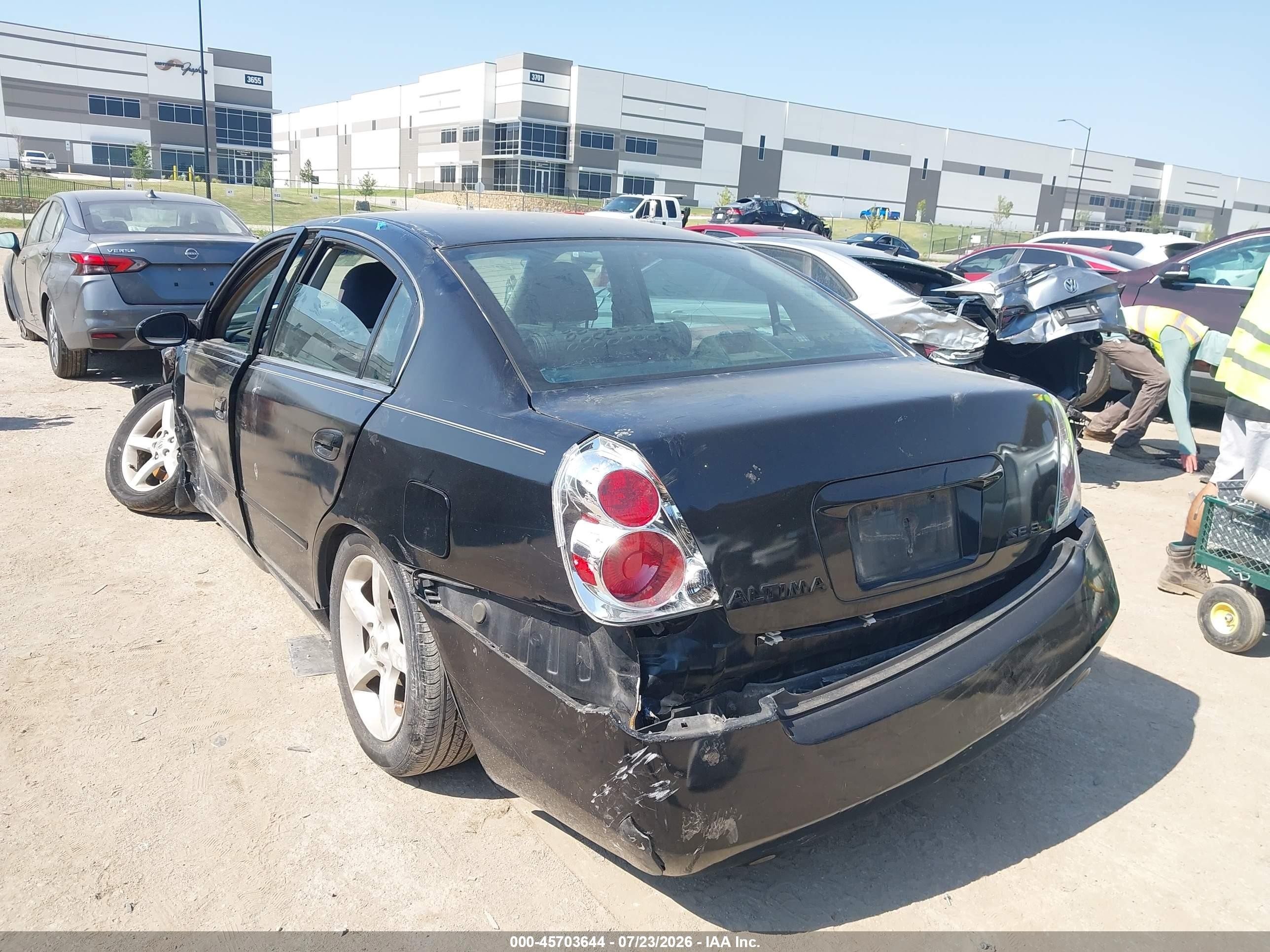 2006 Nissan Altima 3.5 Se Black vin: 1N4BL11D26C132388