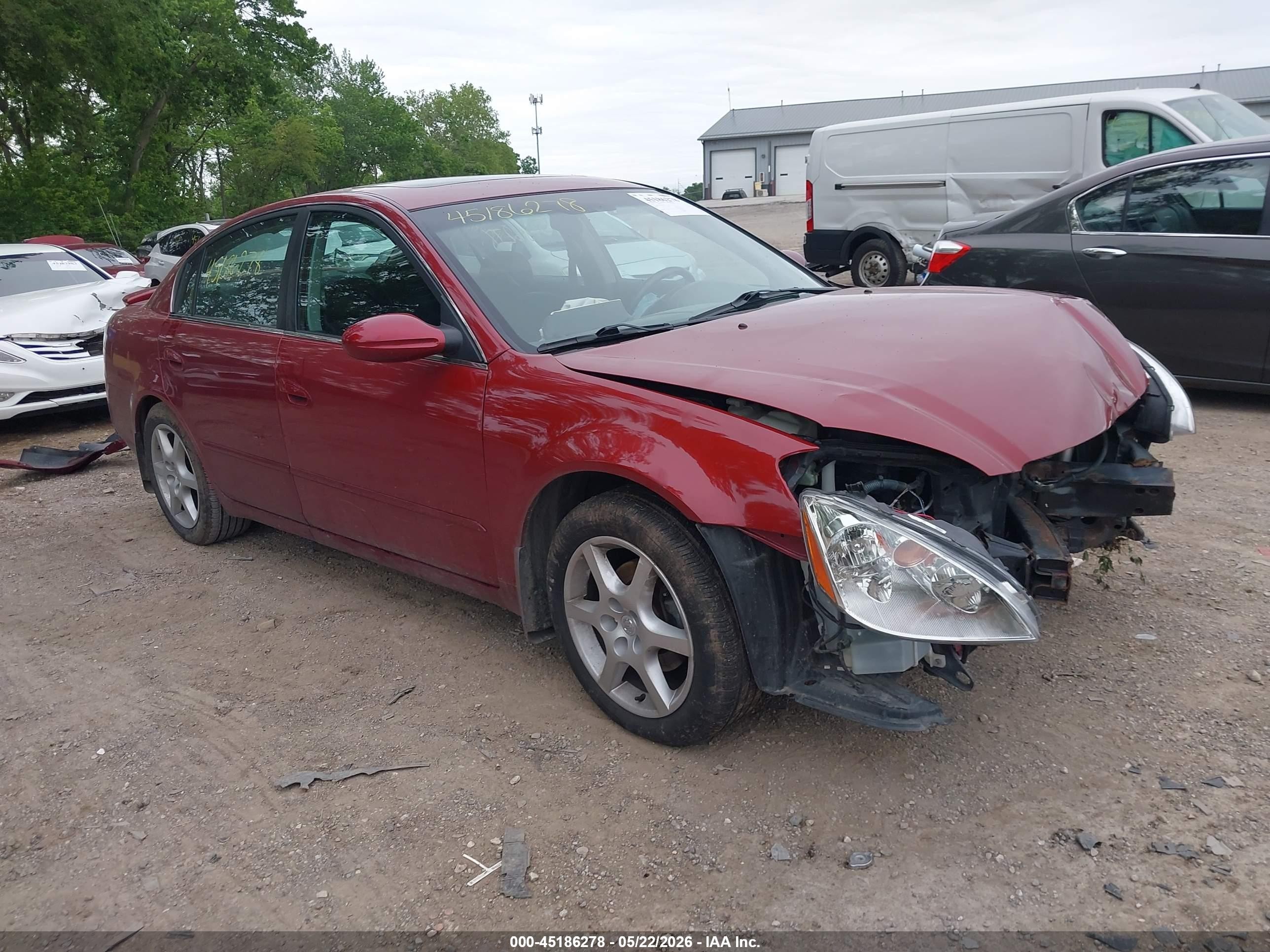 2004 Nissan Altima 3.5 Se Red vin: 1N4BL11D34C106573