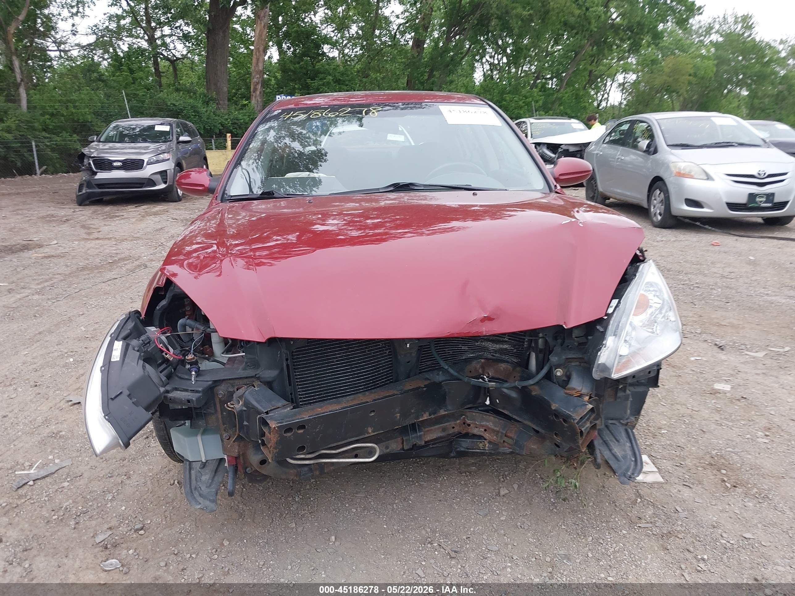 2004 Nissan Altima 3.5 Se Red vin: 1N4BL11D34C106573