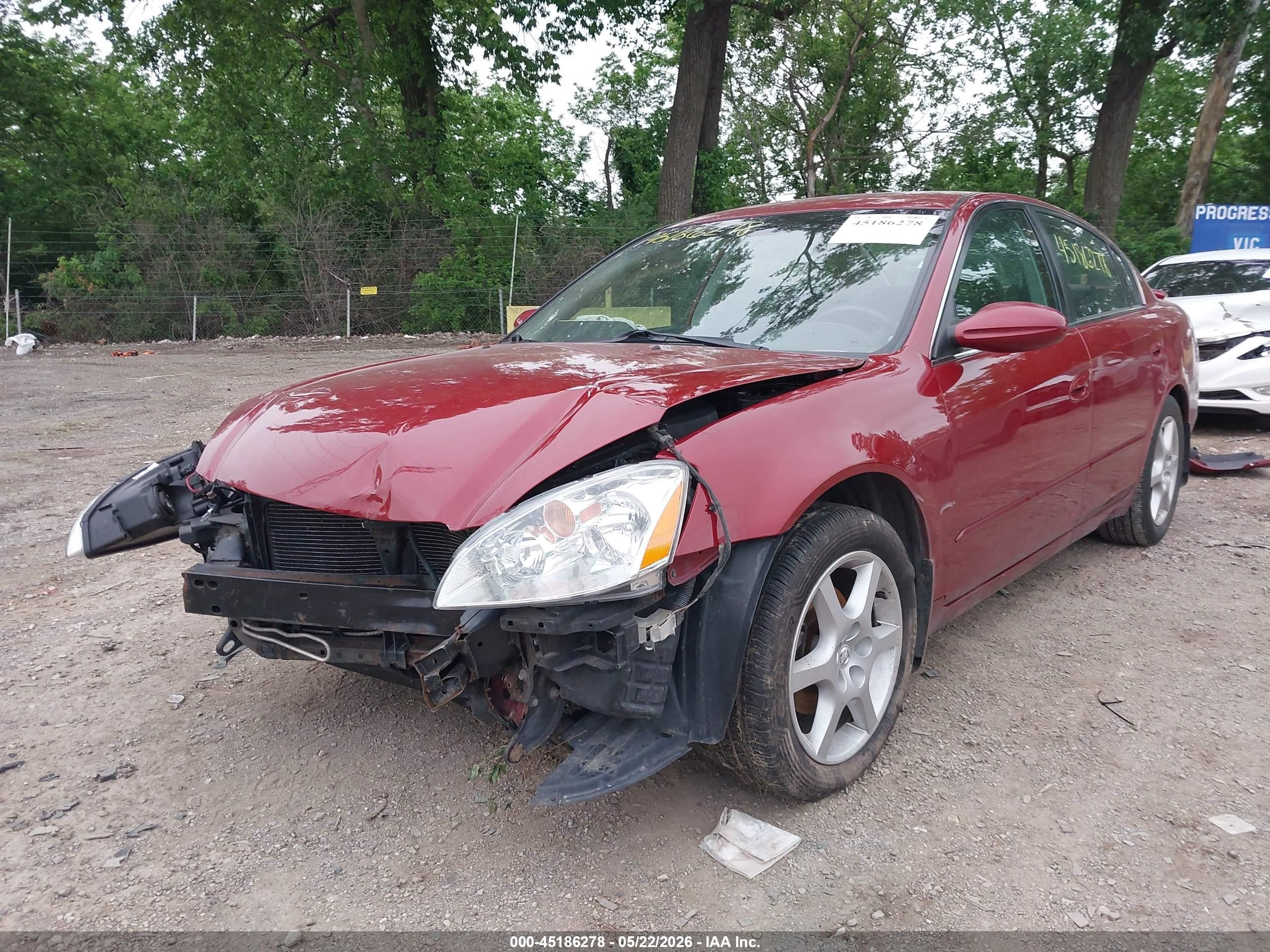 2004 Nissan Altima 3.5 Se Red vin: 1N4BL11D34C106573